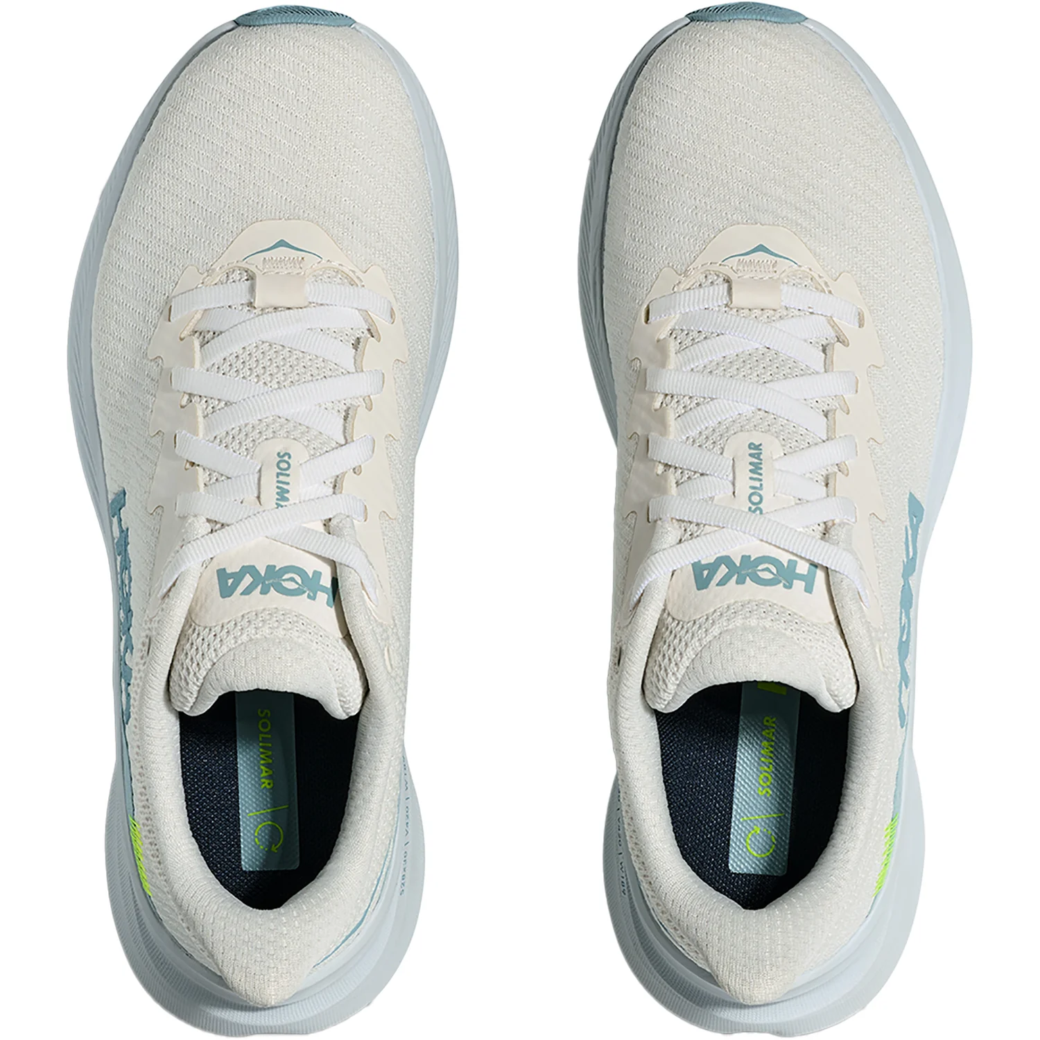 Hoka Solimar Women's Athletic Shoes White/Tundra Blue - Image 2