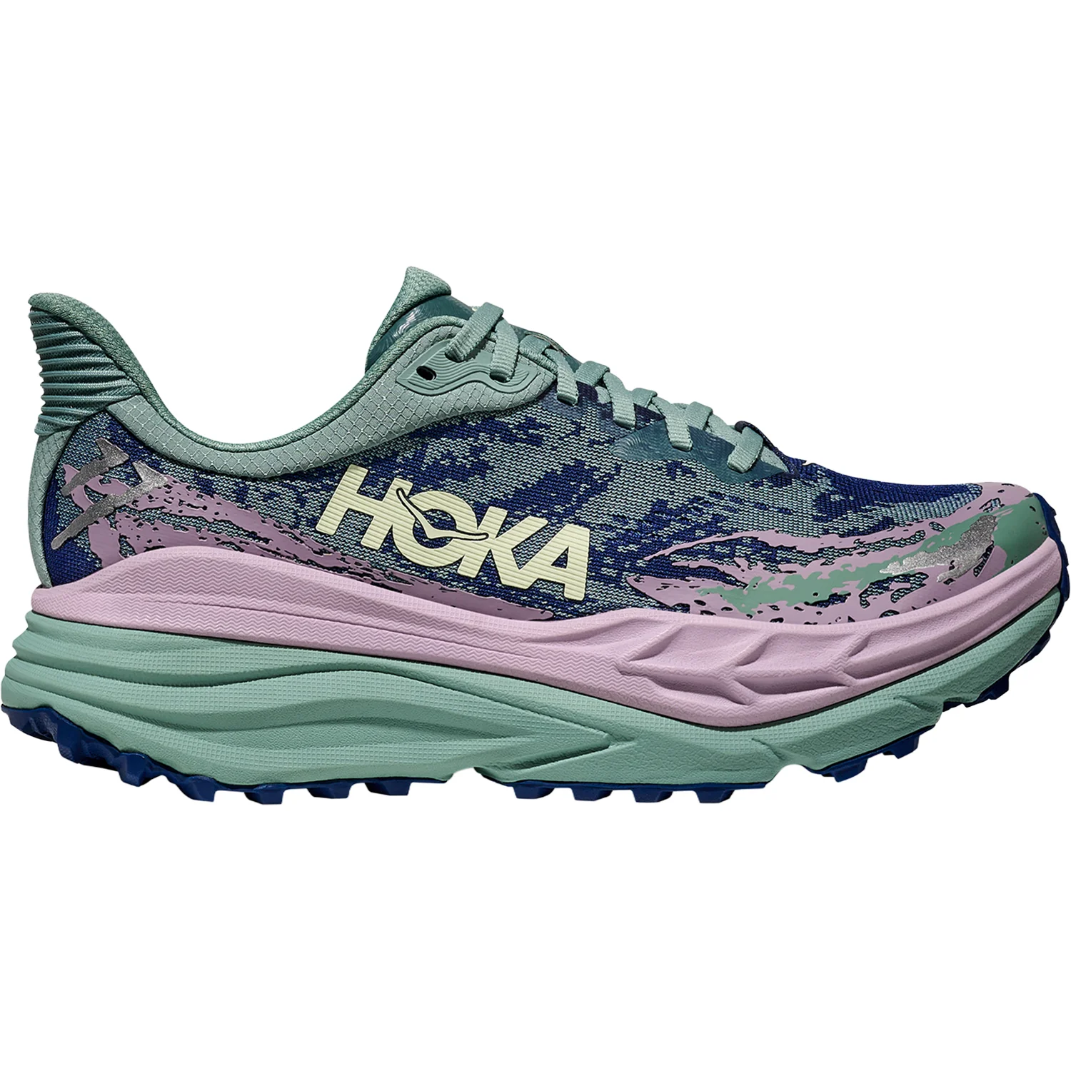 Hoka Stinson 7 (Stability Support/Trail) Women's Athletic Shoes Trail Hiking Shoes Rosemary/Fragrant Lilac