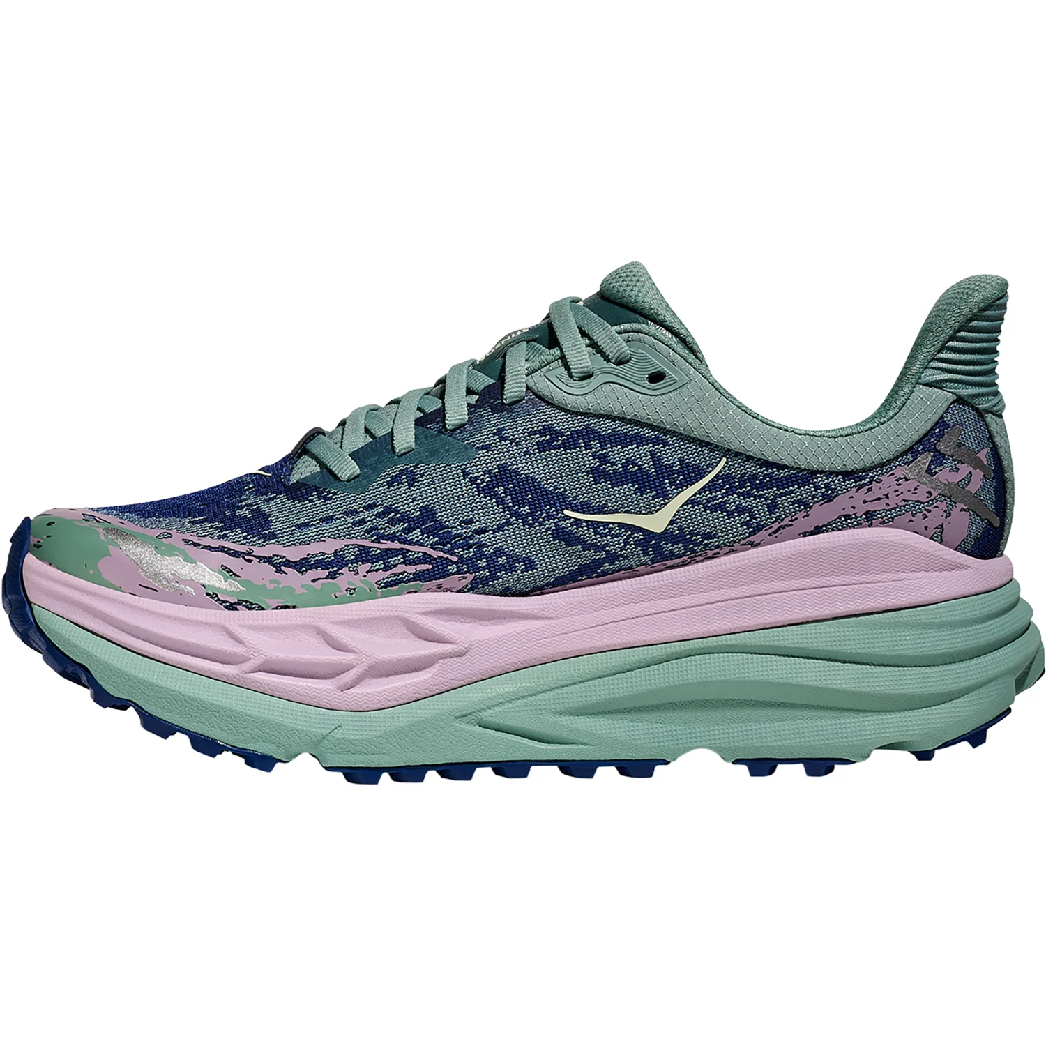 Hoka Stinson 7 (Stability Support/Trail) Women's Athletic Shoes Trail Hiking Shoes Rosemary/Fragrant Lilac - Image 3