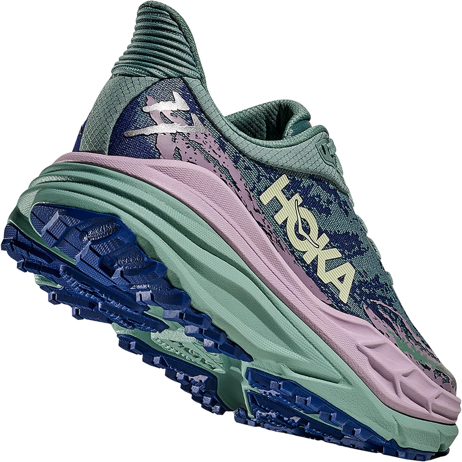 Hoka Stinson 7 (Stability Support/Trail) Women's Athletic Shoes Trail Hiking Shoes Rosemary/Fragrant Lilac - Image 7