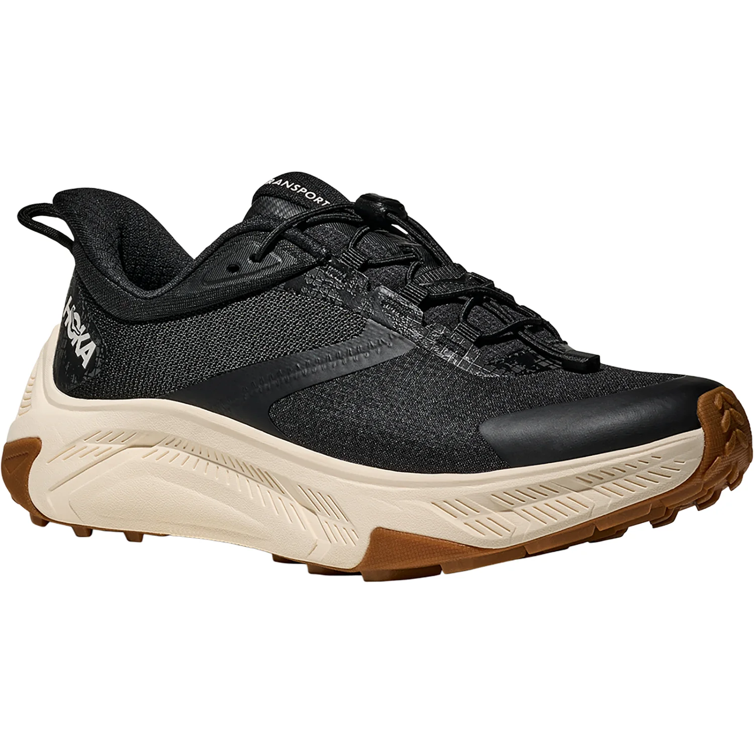 Hoka Transport 2 (Neutral Support) Women's Athletic Shoes Black/Alabaster - Image 5