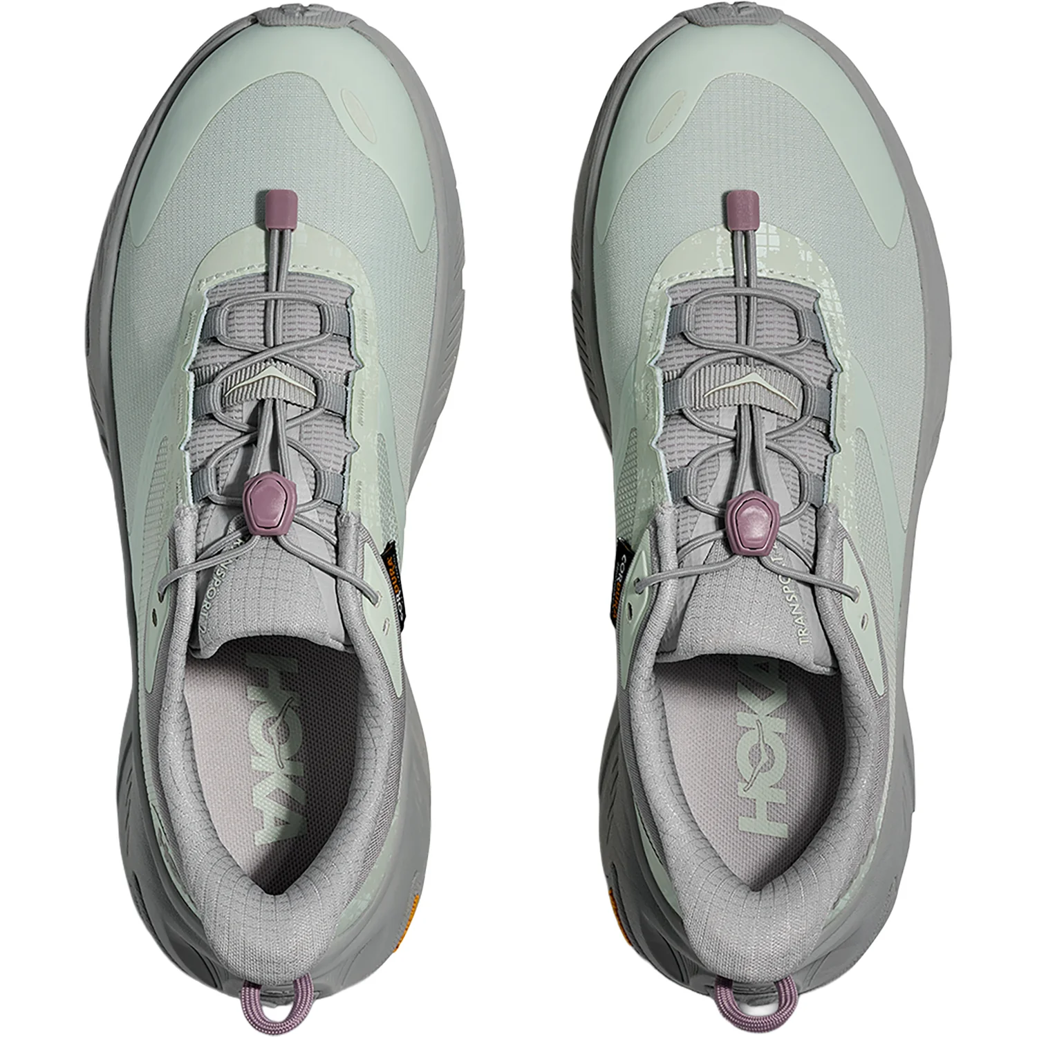 Hoka Transport 2 (Neutral Support) Women's Athletic Shoes Trail Shoes Stardust/Sea Glass - Image 2