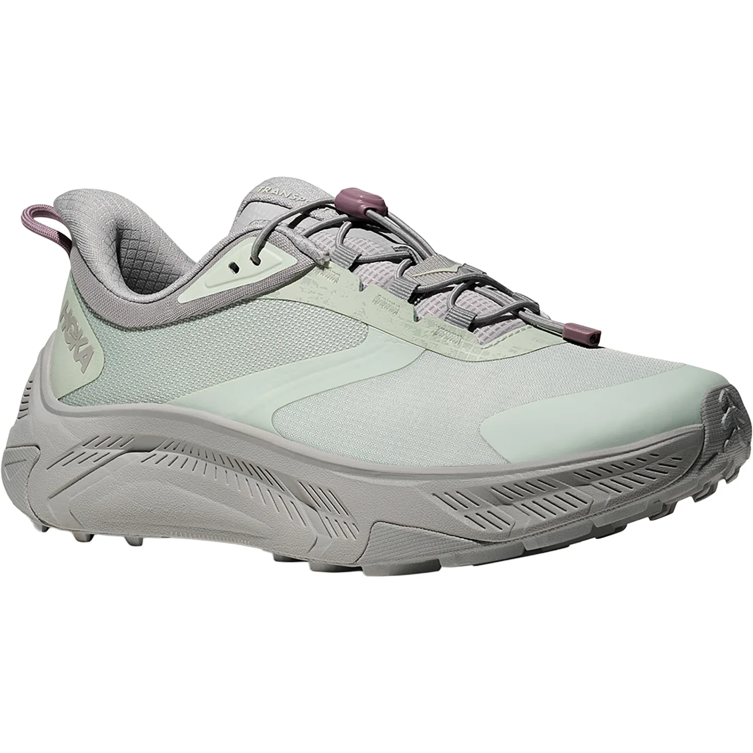 Hoka Transport 2 (Neutral Support) Women's Athletic Shoes Trail Shoes Stardust/Sea Glass - Image 5