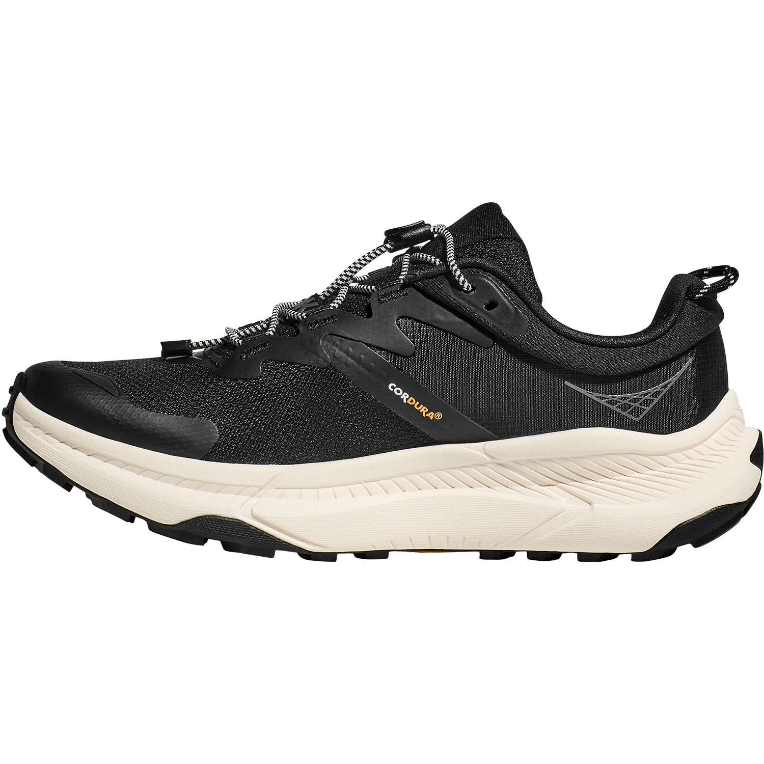 Hoka Transport Women's Shoes Black/Alabaster Mesh - Image 3