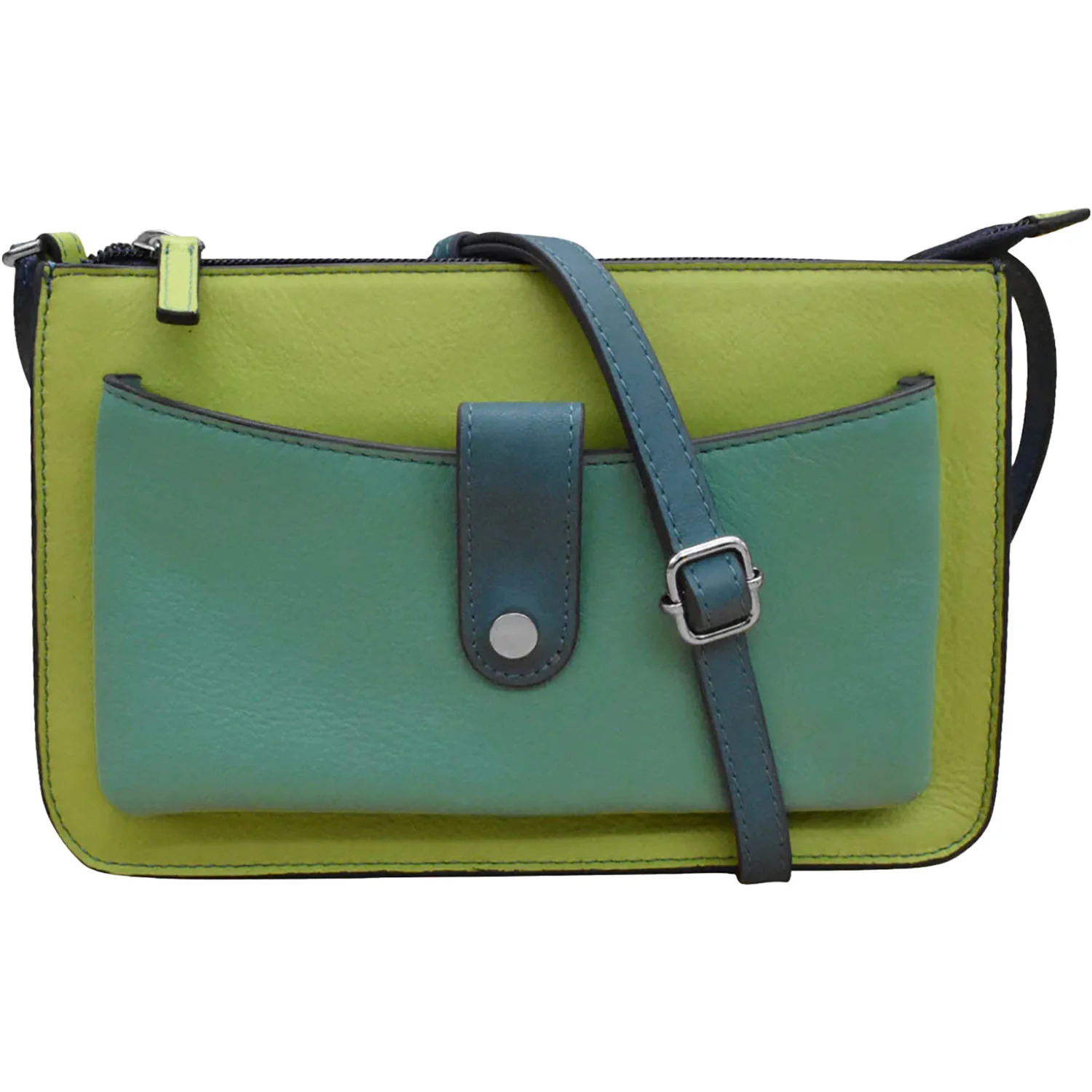 ili New York Front Pocket Phone Bag Purse Serenity Multi