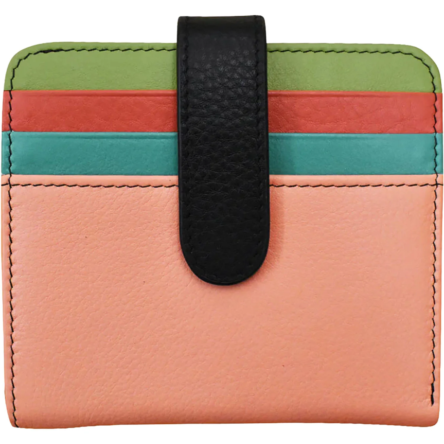 ili New York Small Bi-Fold Wallet  Wallet Peach Multi