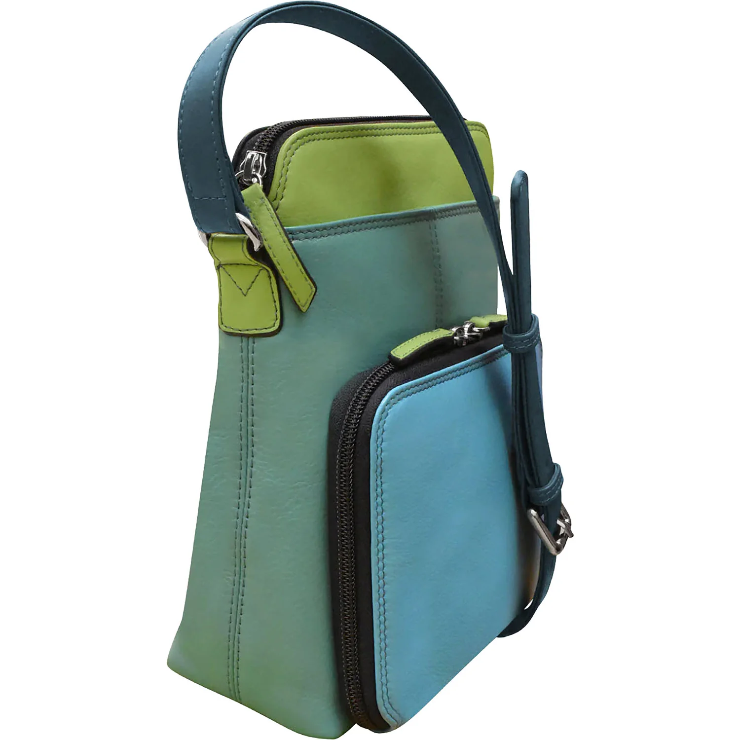 ili New York Small Crossbody Organizer Handbag Serenity Multi - Image 2