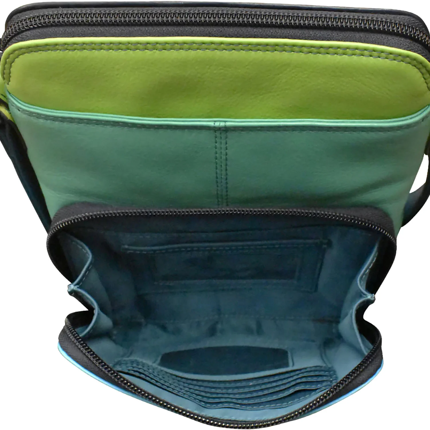 ili New York Small Crossbody Organizer Handbag Serenity Multi - Image 3