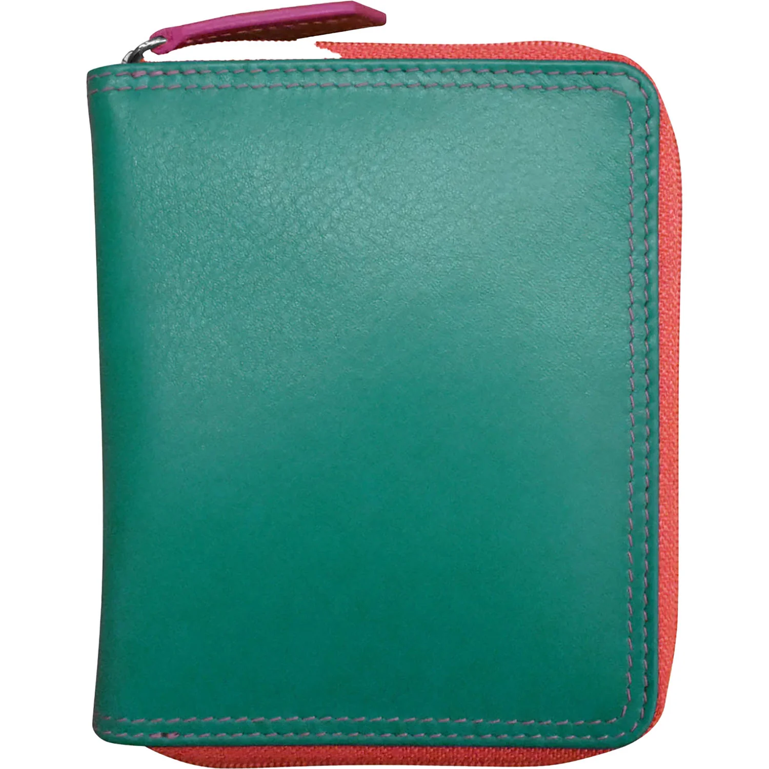 ili New York Small Multi Color Zip Wallet  Wallet Paradise Multi