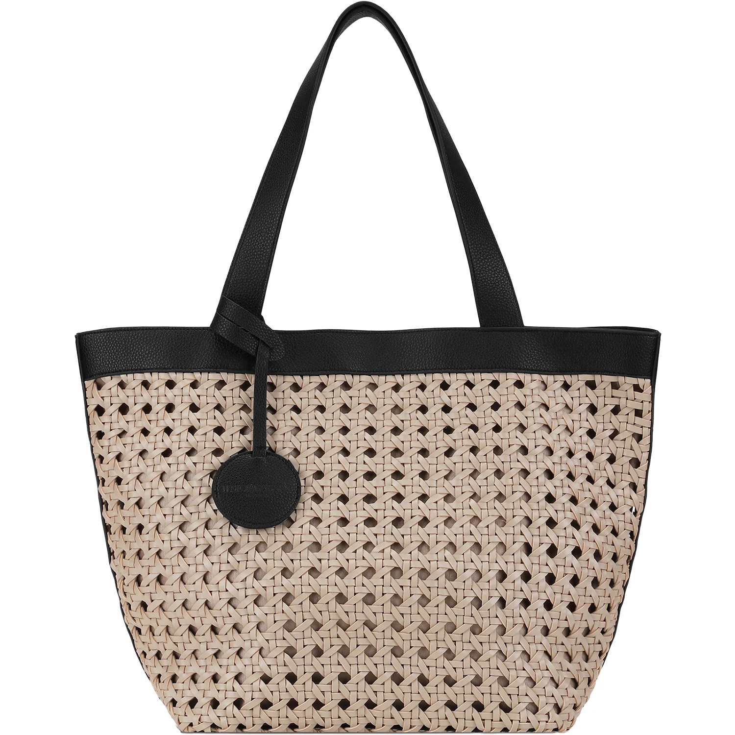 Ilse Jacobsen Braid 02 Women's Handbag Sandpile/Black Synthetic