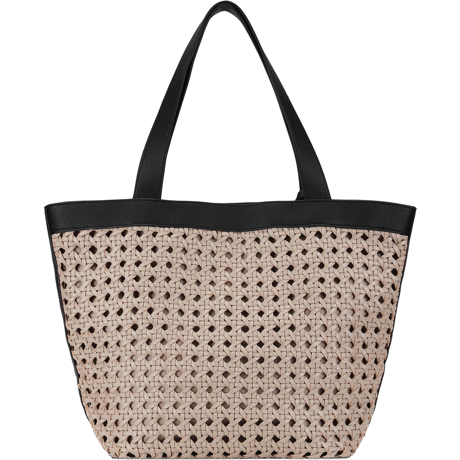 Ilse Jacobsen Braid 02 Women's Handbag Sandpile/Black Synthetic - Image 4
