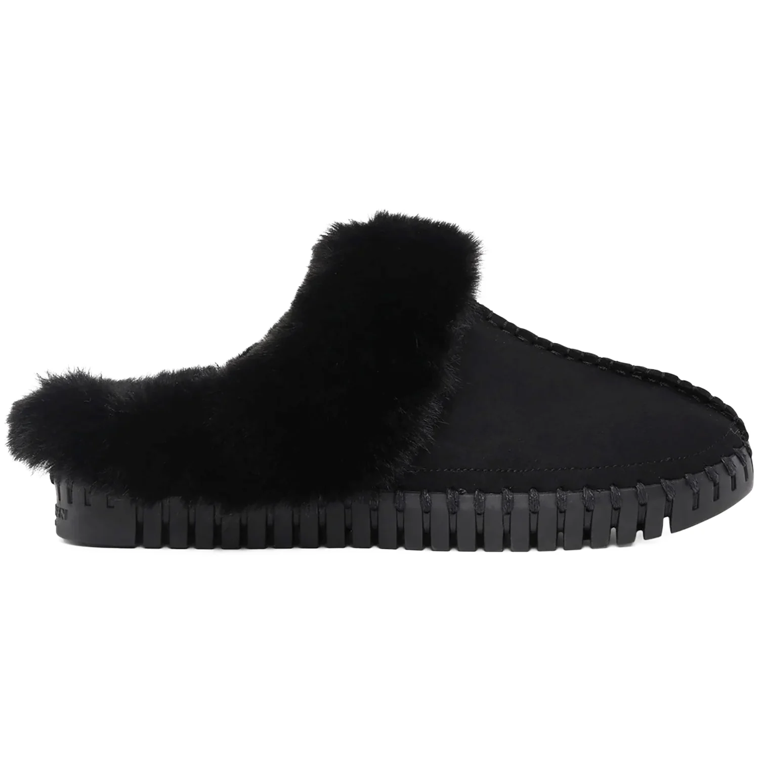 Ilse Jacobsen Tulip 3871 Slipper Women's Open Back Slippers Black/Black Synthetic