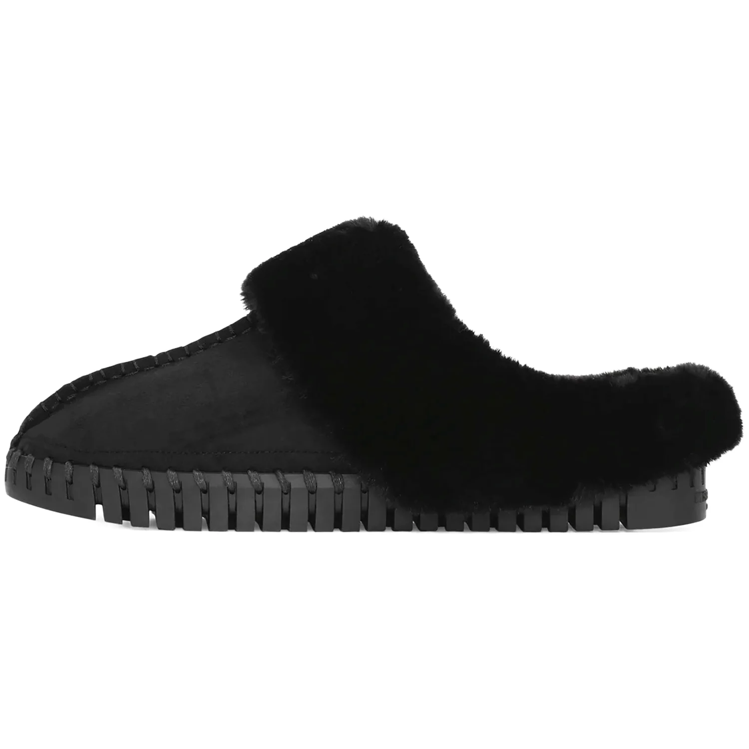 Ilse Jacobsen Tulip 3871 Slipper Women's Open Back Slippers Black/Black Synthetic - Image 3