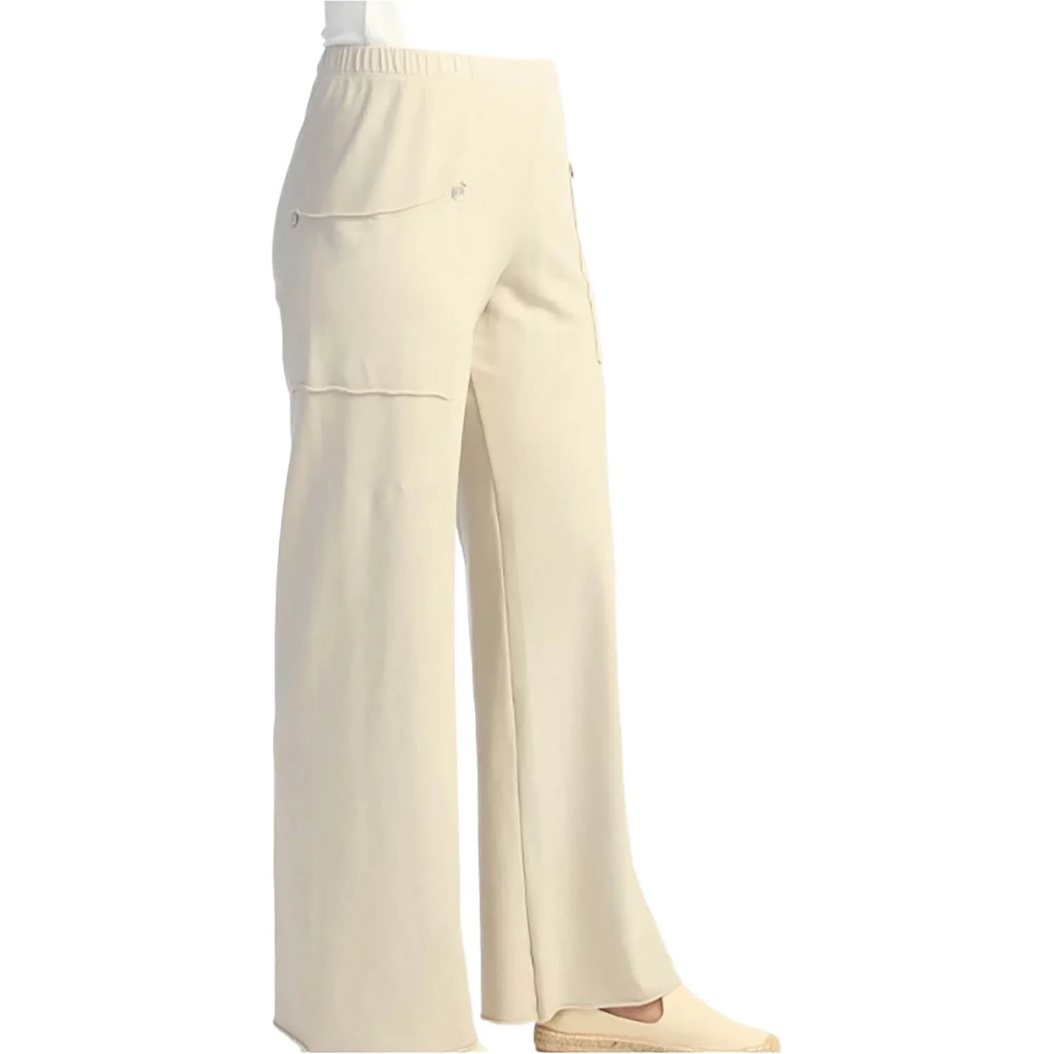 Jess & Jane Mineral Wash Pant with Pockets Women's Bottoms Birch