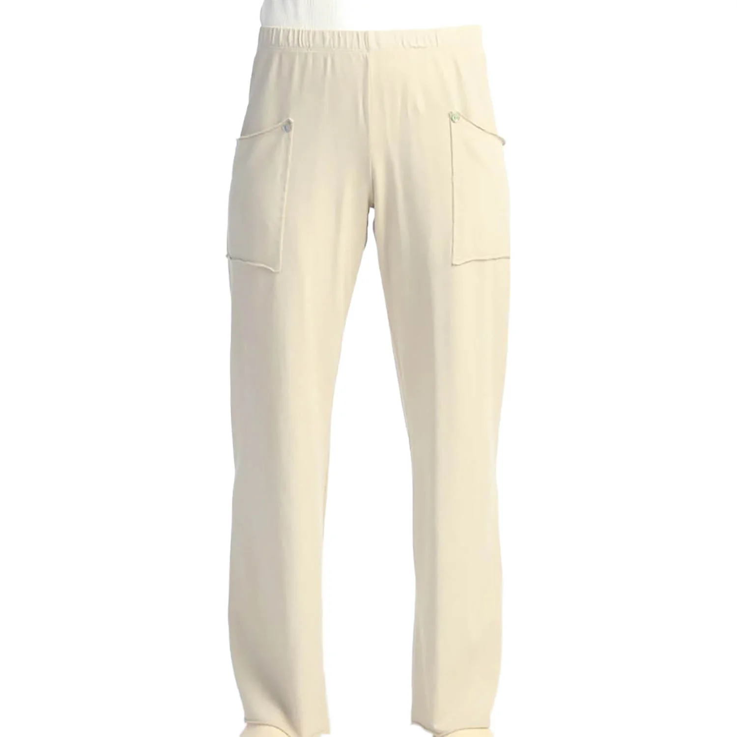 Jess & Jane Mineral Wash Pant with Pockets Women's Bottoms Birch - Image 2