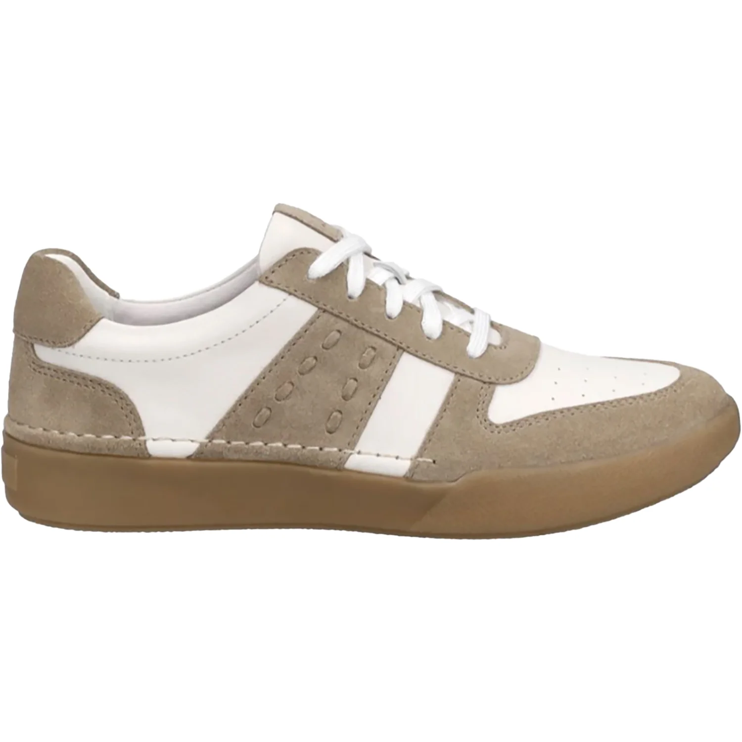 Josef Seibel Claire 27 Women's Lace Up Shoes Beige K Suede