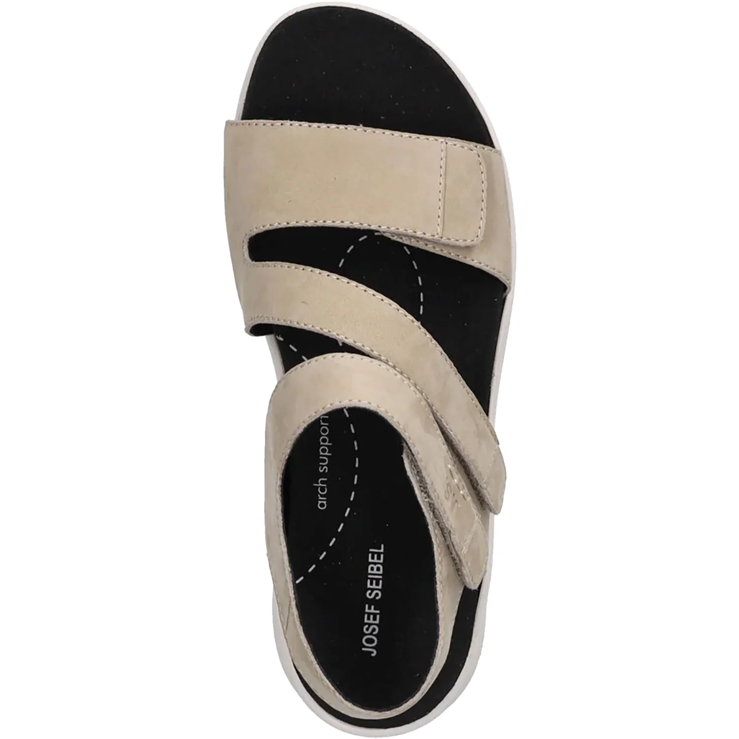 Josef Seibel Estelle 03 Women's Sandals Taupe Nubuck - Image 2