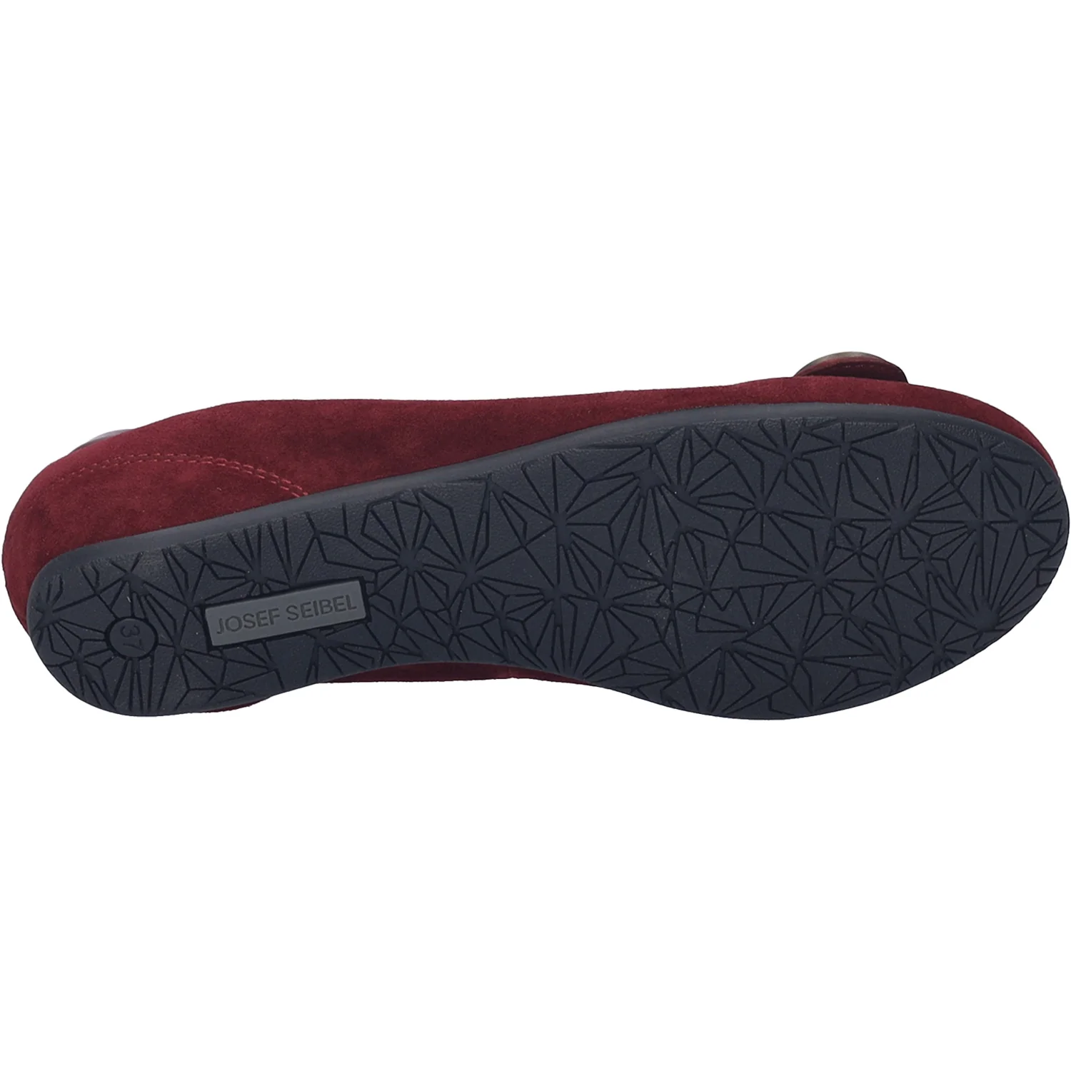 Josef Seibel Florina 06 Women's Dress Flats Bordo Suede - Image 4