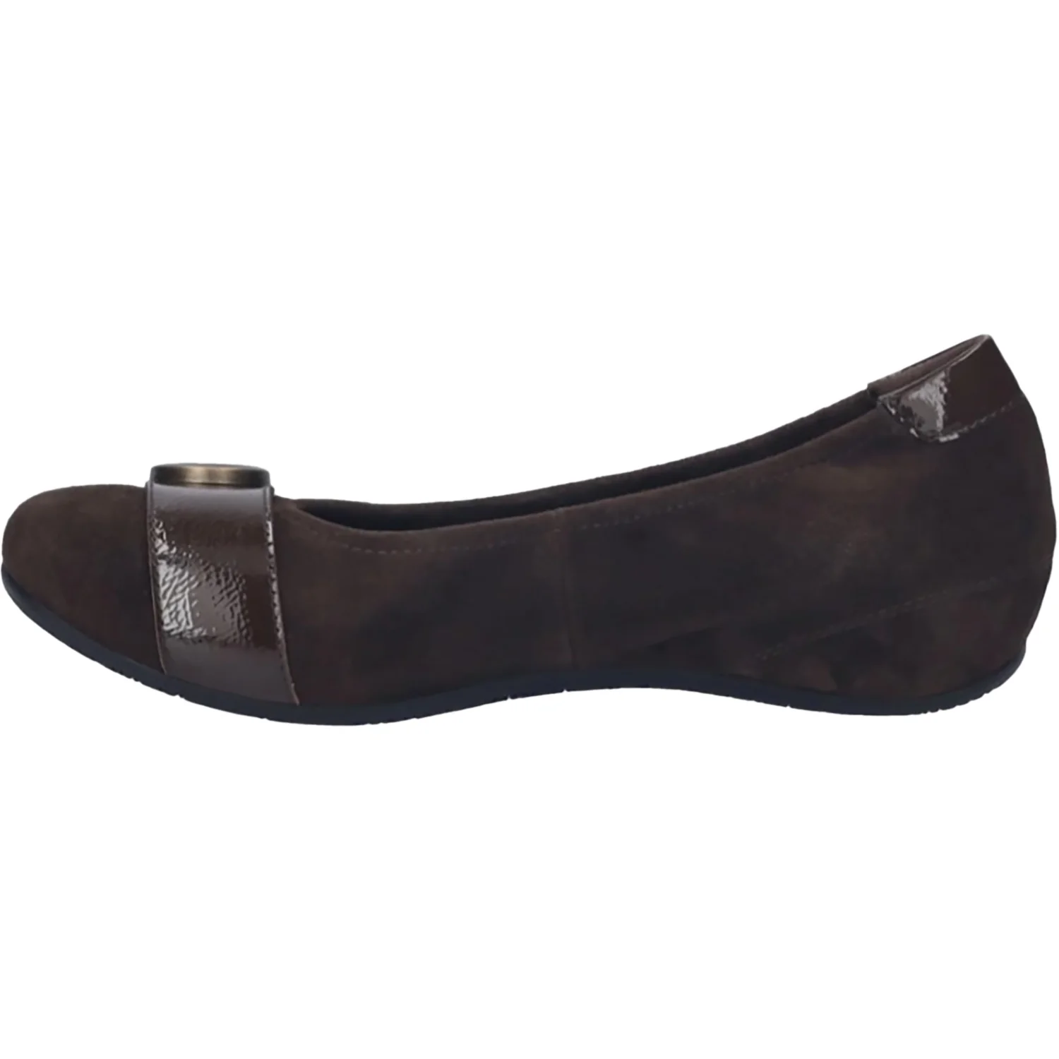 Josef Seibel Florina 06 Women's Dress Flats Cognac Suede - Image 3