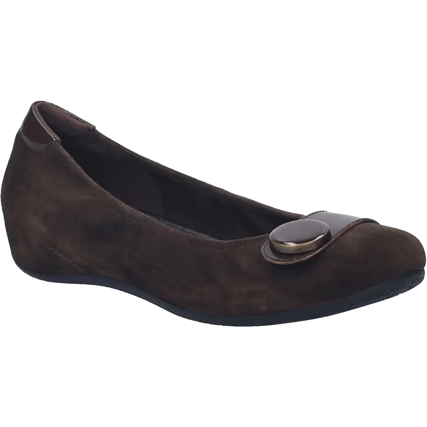 Josef Seibel Florina 06 Women's Dress Flats Cognac Suede - Image 5