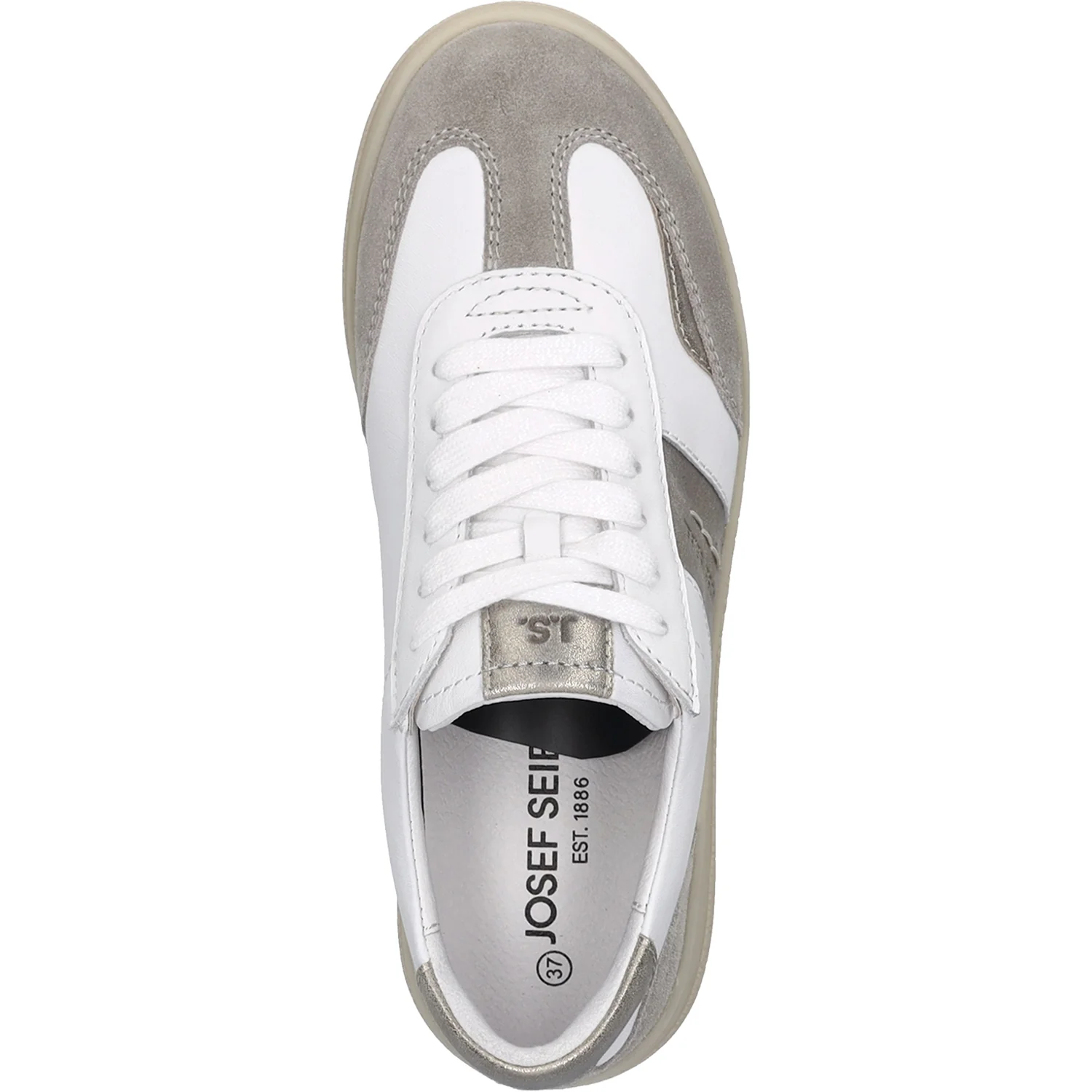 Josef Seibel Jade 01 Women's Lace Up Shoes Grey - Image 2