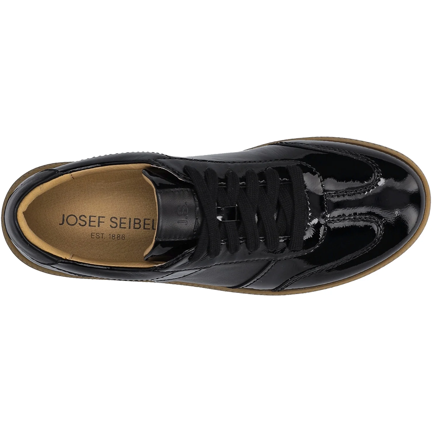 Josef Seibel Joleen 05 Women's Lace Up Shoes Black Patent - Image 2