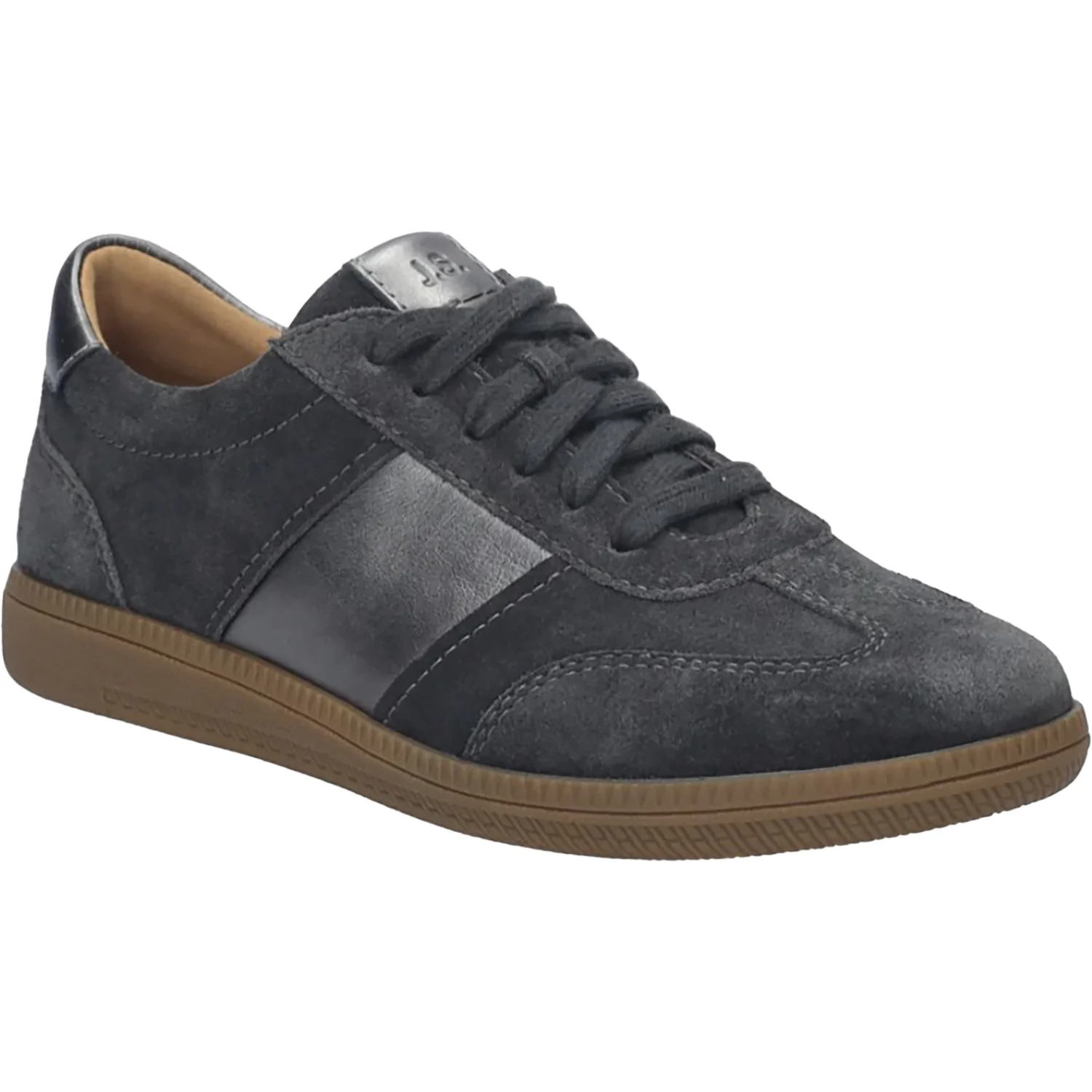 Josef Seibel Joleen 05 Women's Lace Up Shoes Granite Metallic Leather/Suede Combi - Image 5