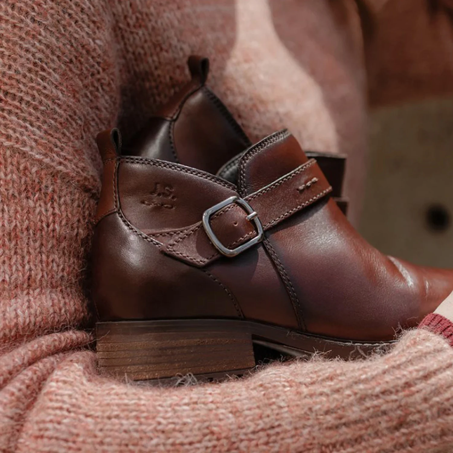 Josef Seibel Kate 10 Women's Boots Castagne/Cognac Leather - Image 8