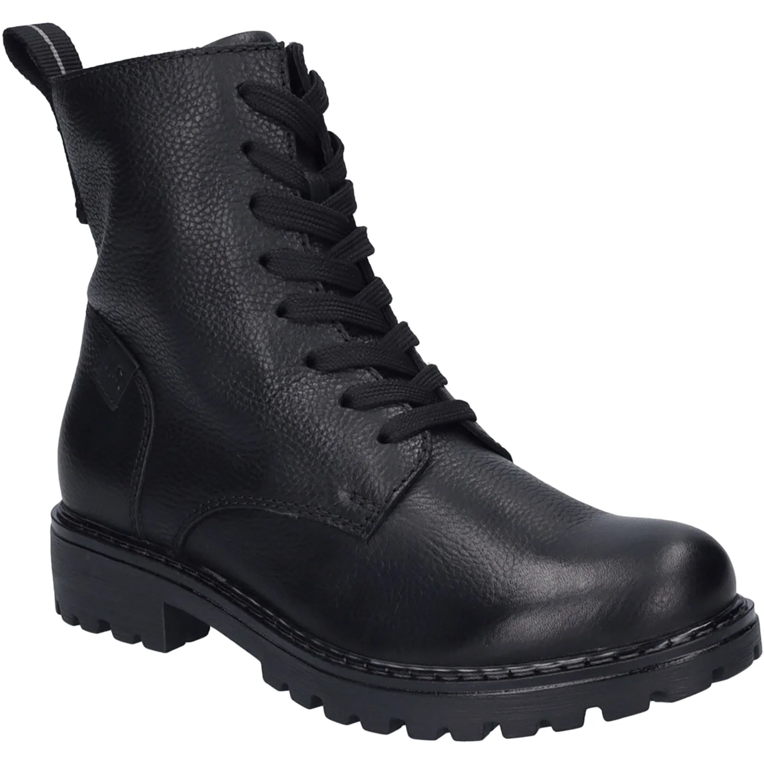 Josef Seibel Marta 02 Women's Combat Boots Black/Black Leather - Image 5