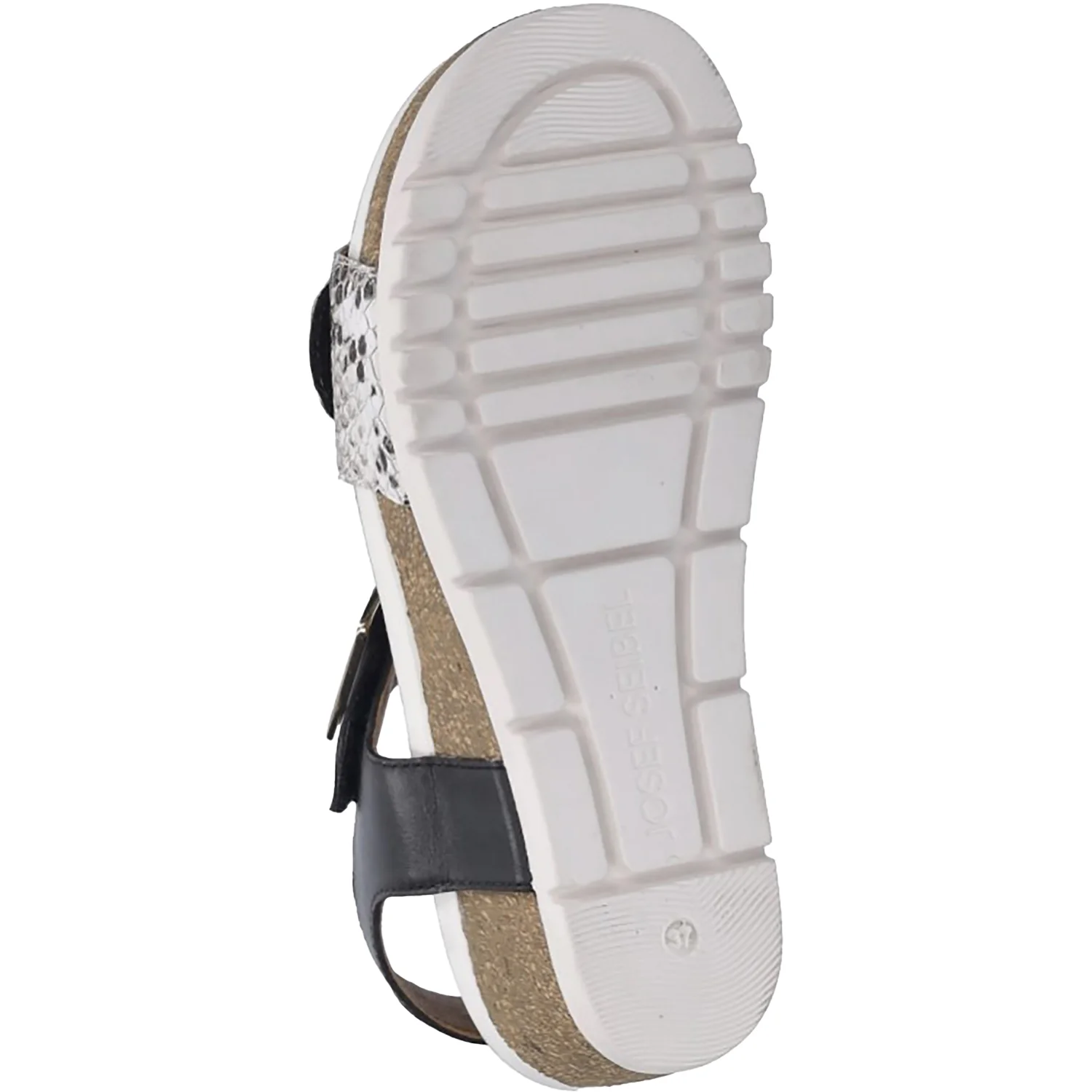 Josef Seibel Quinn 02 Women's Wedges Black Snake - Image 4