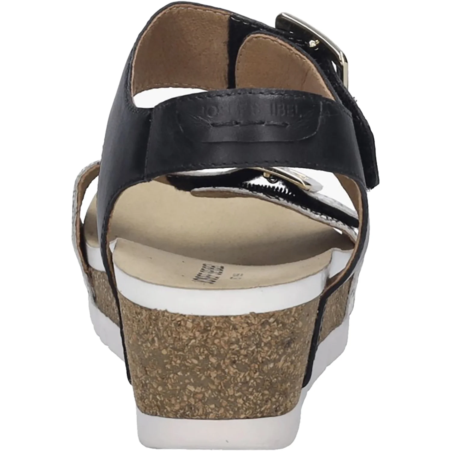 Josef Seibel Quinn 02 Women's Wedges Black Snake - Image 6