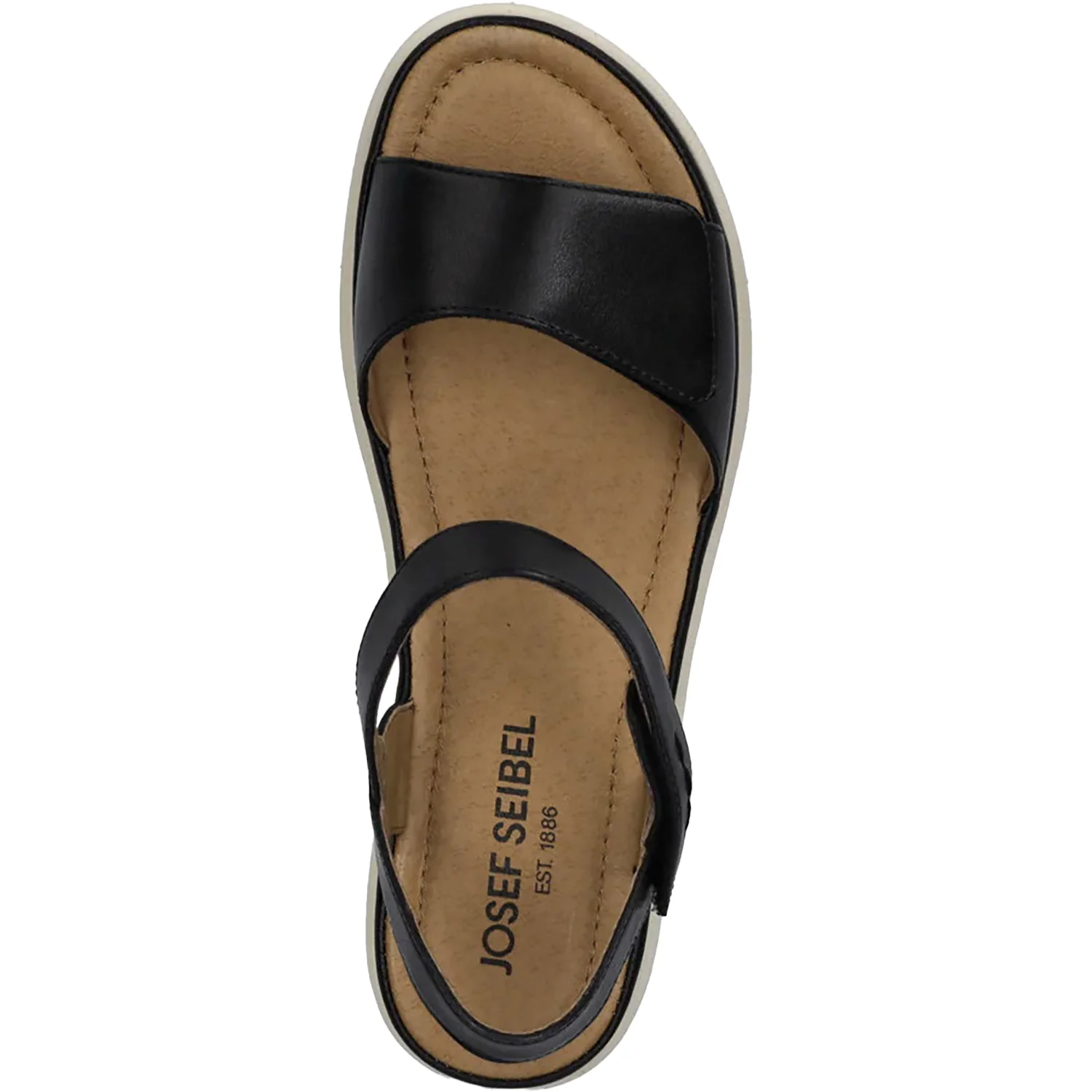 Josef Seibel Sevran 01 Women's Sandals Black Leather - Image 2