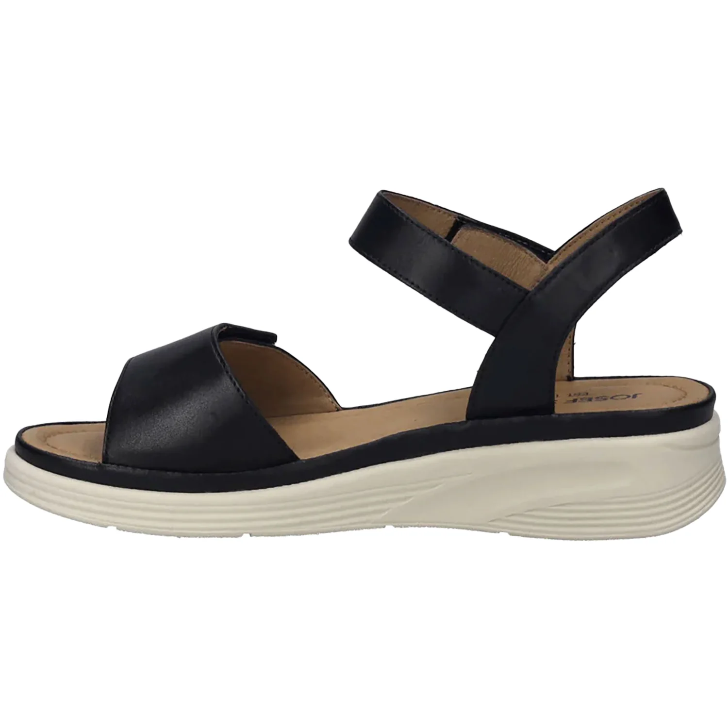 Josef Seibel Sevran 01 Women's Sandals Black Leather - Image 3