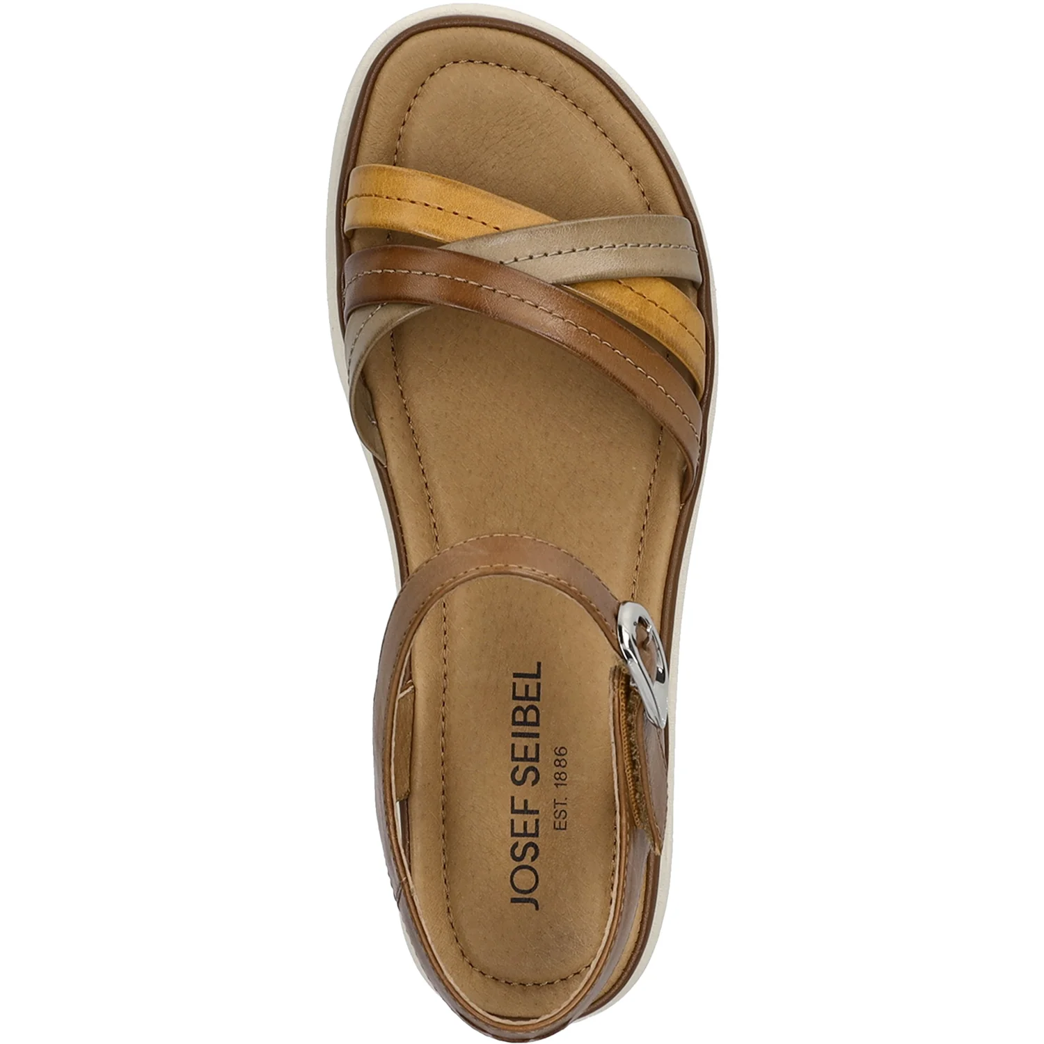 Josef Seibel Sevran 02 Women's Sandals Cognac Multi - Image 2