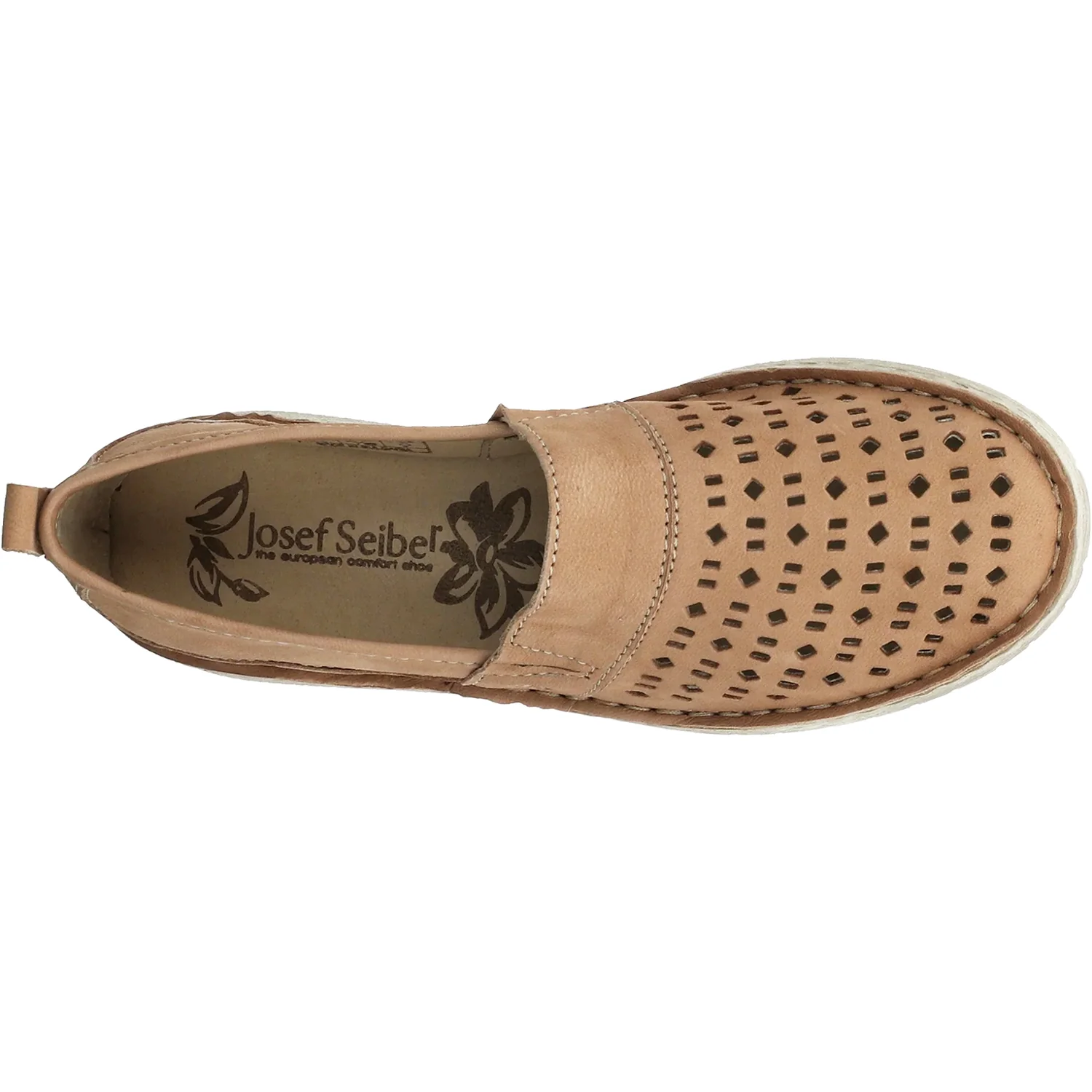 Josef Seibel Sofie 27 Women's Slip On Shoes Creme Leather - Image 2