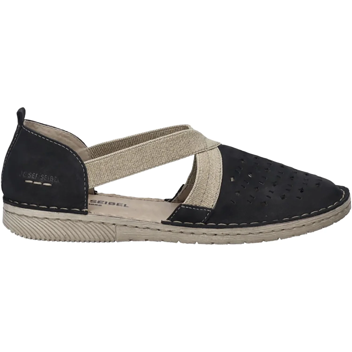 Josef Seibel Sofie 44 Women's Slip On Shoes Black Leather