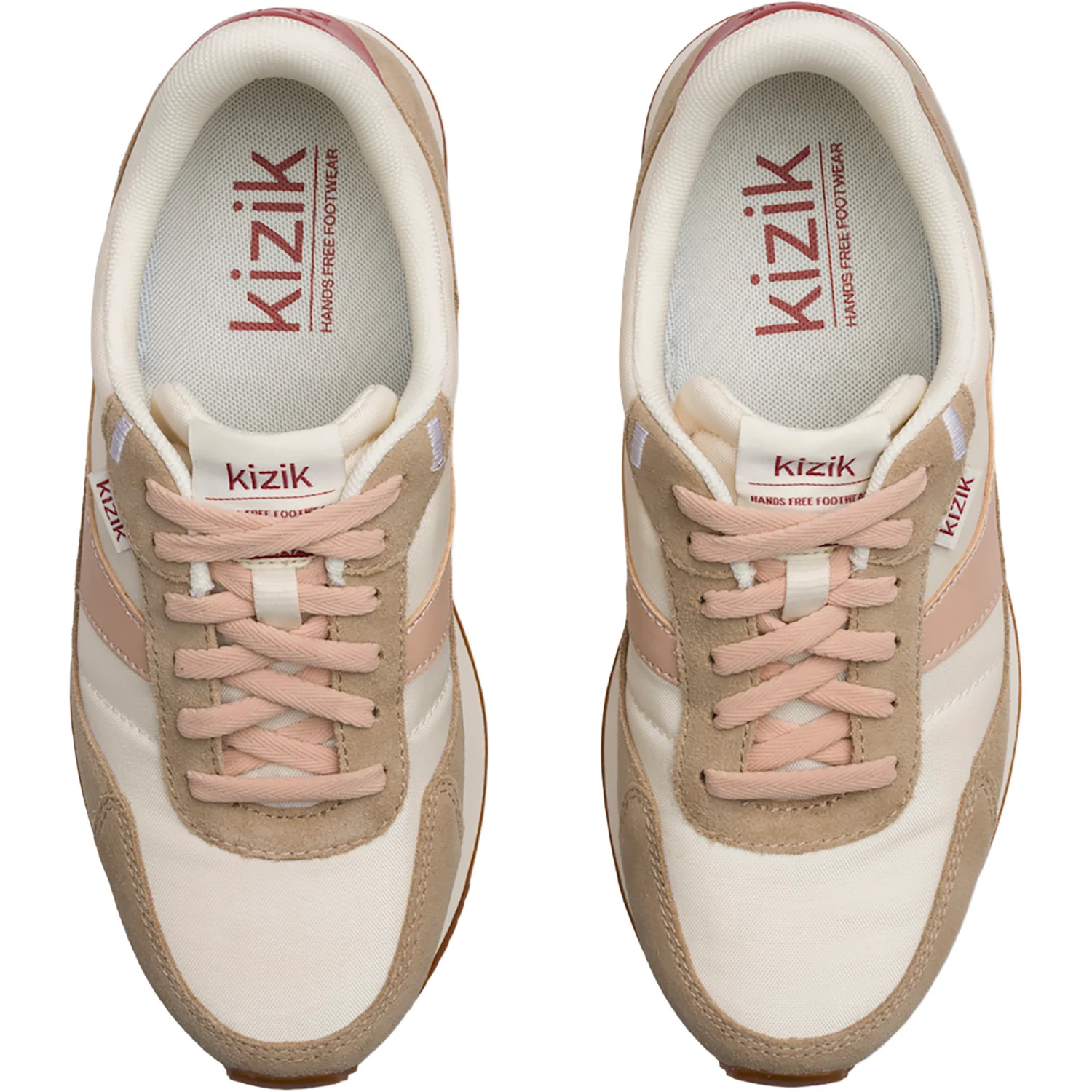 KIZIK Siena Women's Athletic Shoes Pristine/Warm Taupe - Image 2