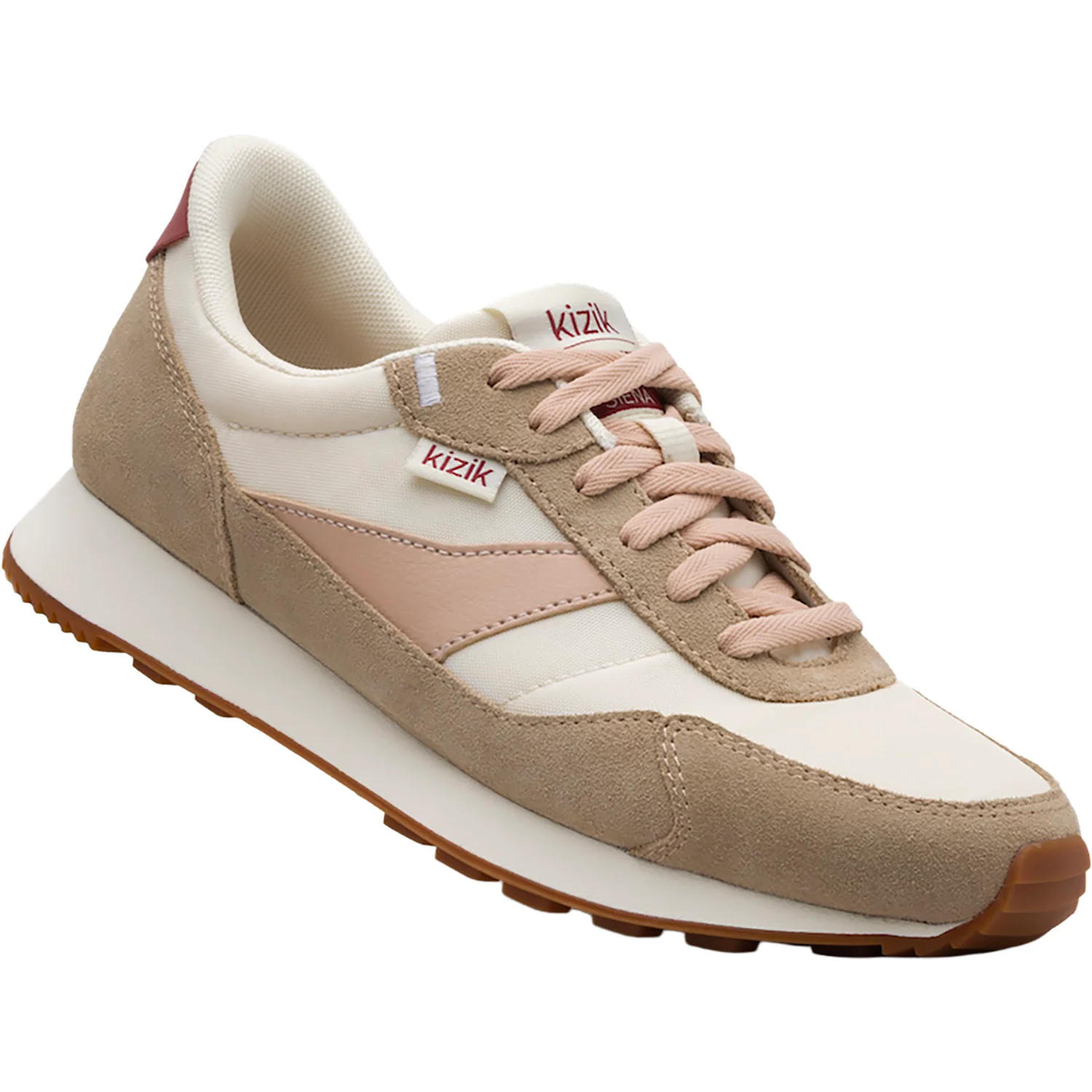 KIZIK Siena Women's Athletic Shoes Pristine/Warm Taupe - Image 6