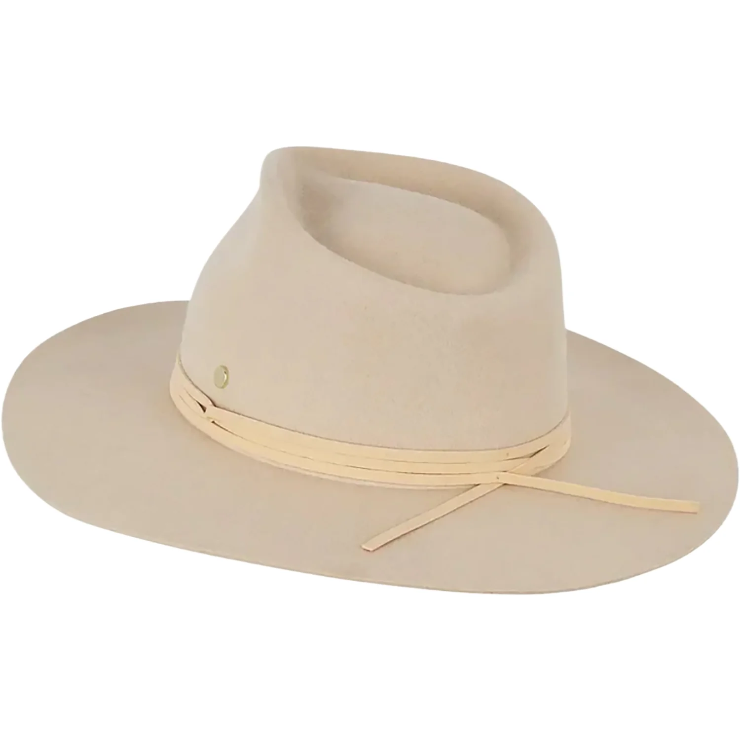 Kooringal Alice Wide Brim Fedora Women's Hat Cream - Image 3
