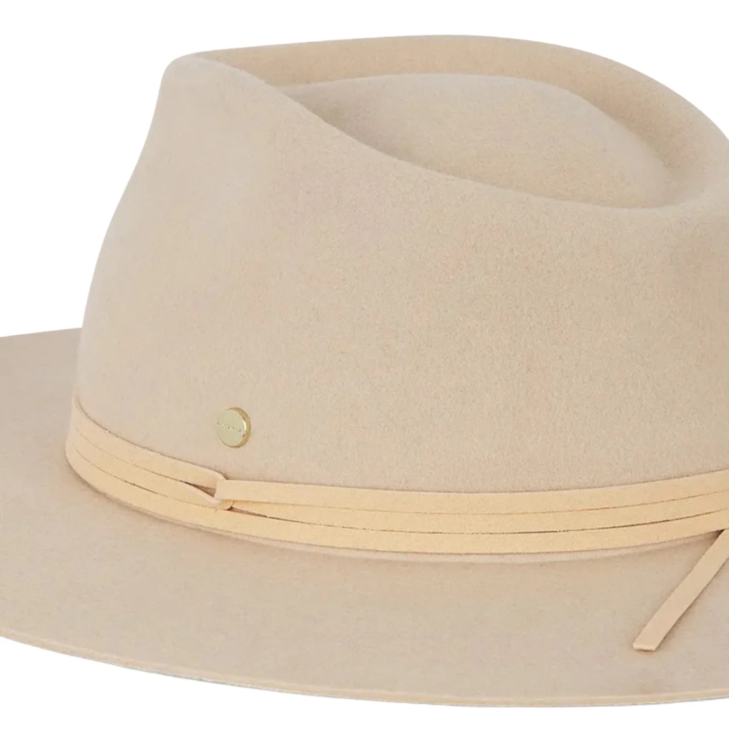Kooringal Alice Wide Brim Fedora Women's Hat Cream - Image 4