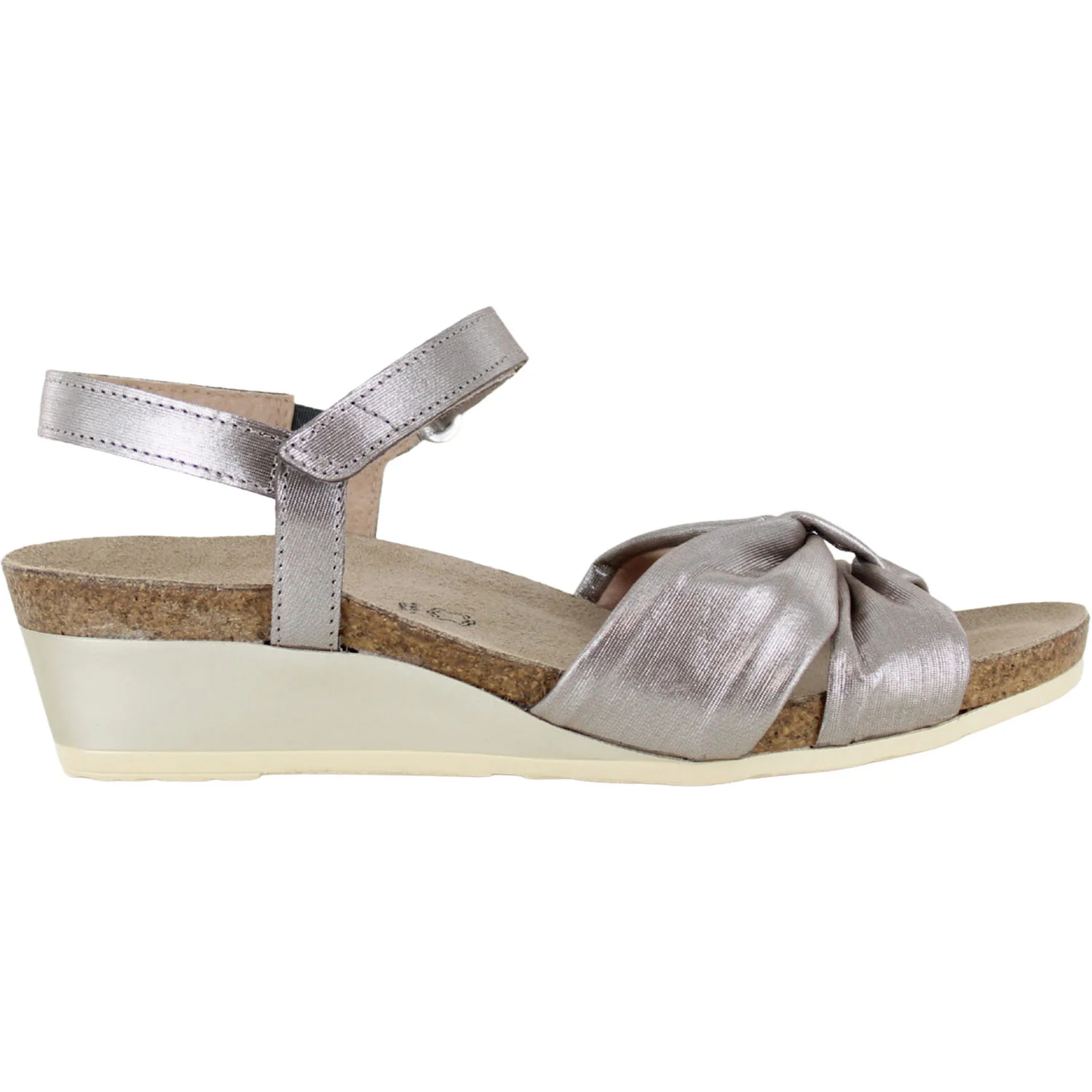 Naot Madame Women's Dress Sandals Silver Threads