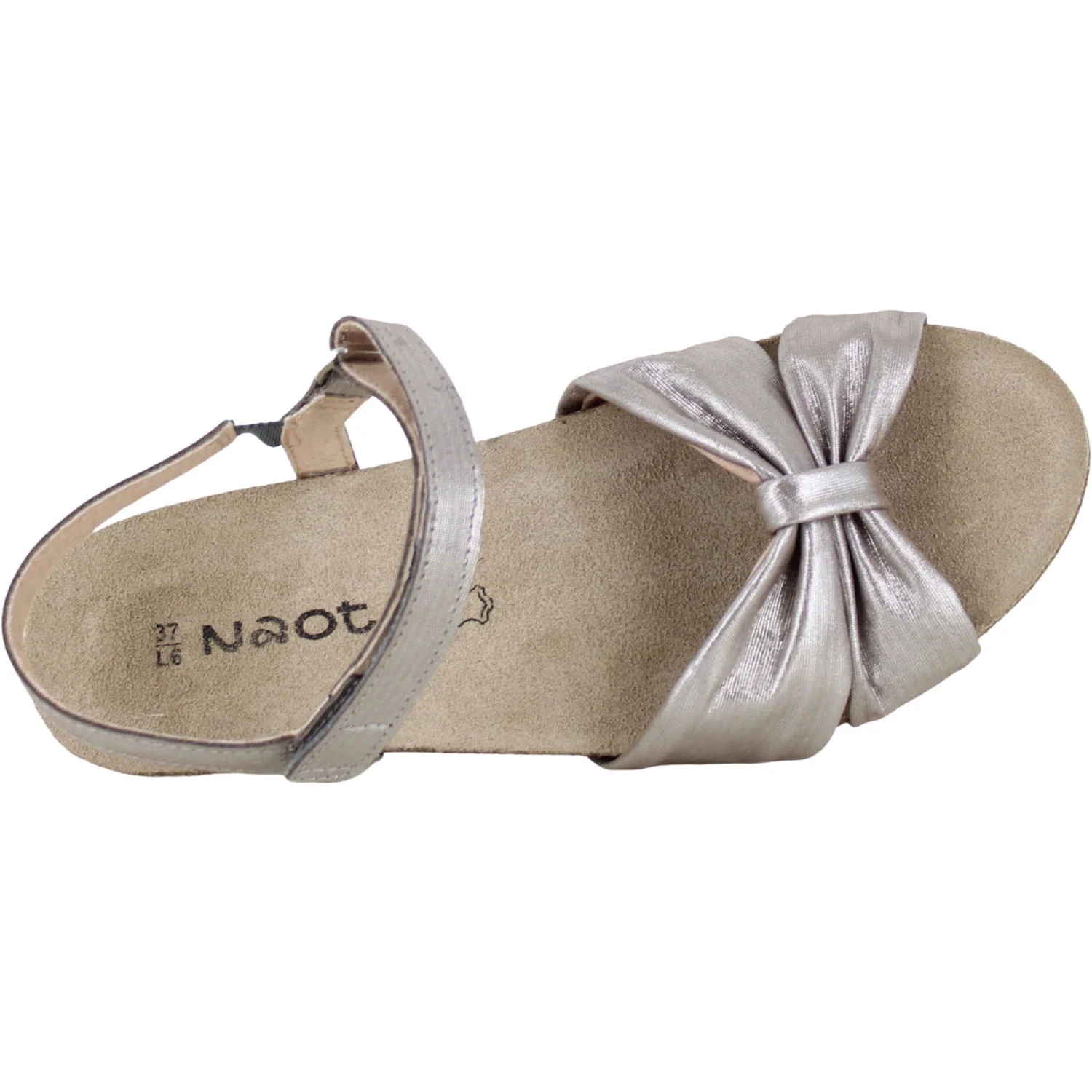 Naot Madame Women's Dress Sandals Silver Threads - Image 2