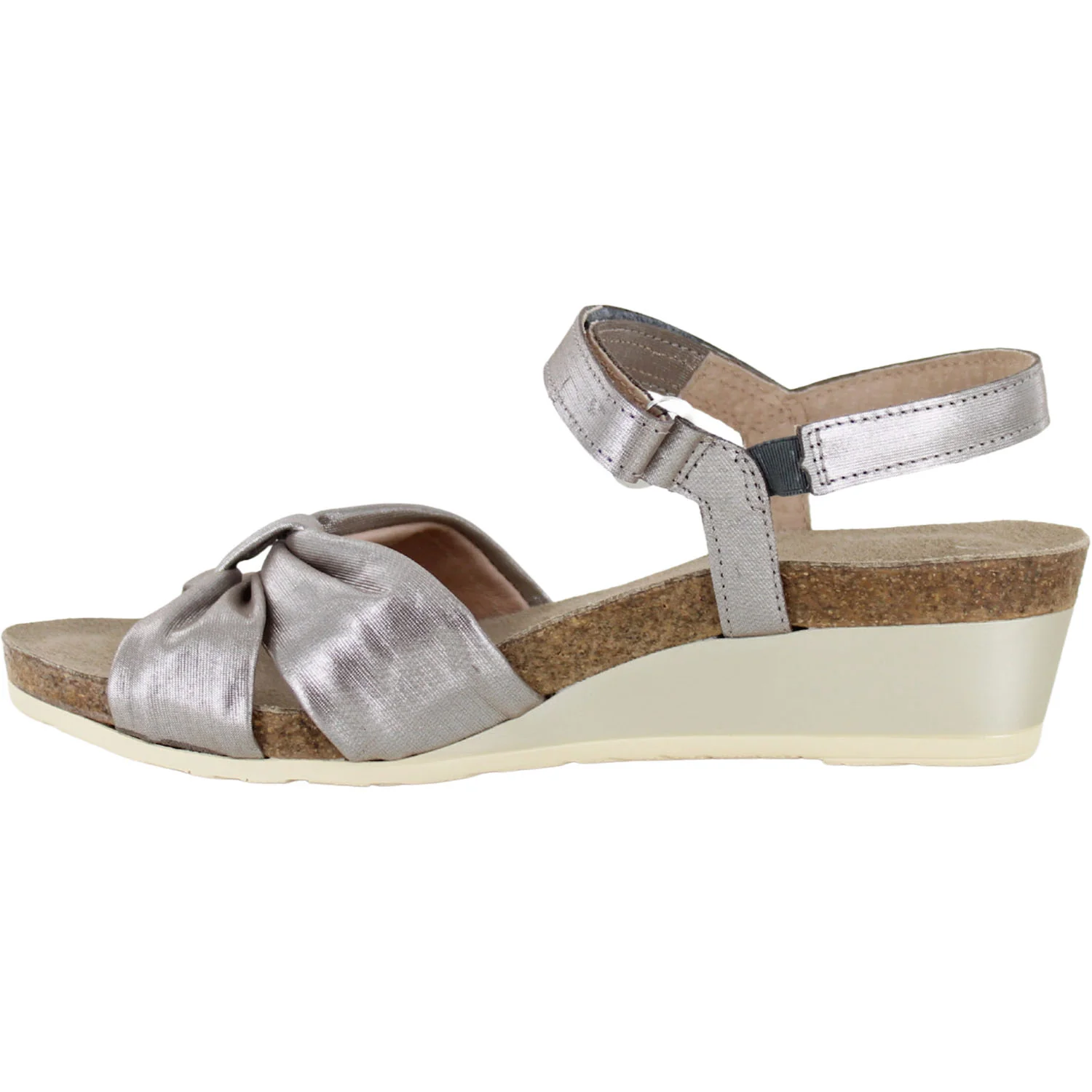 Naot Madame Women's Dress Sandals Silver Threads - Image 3