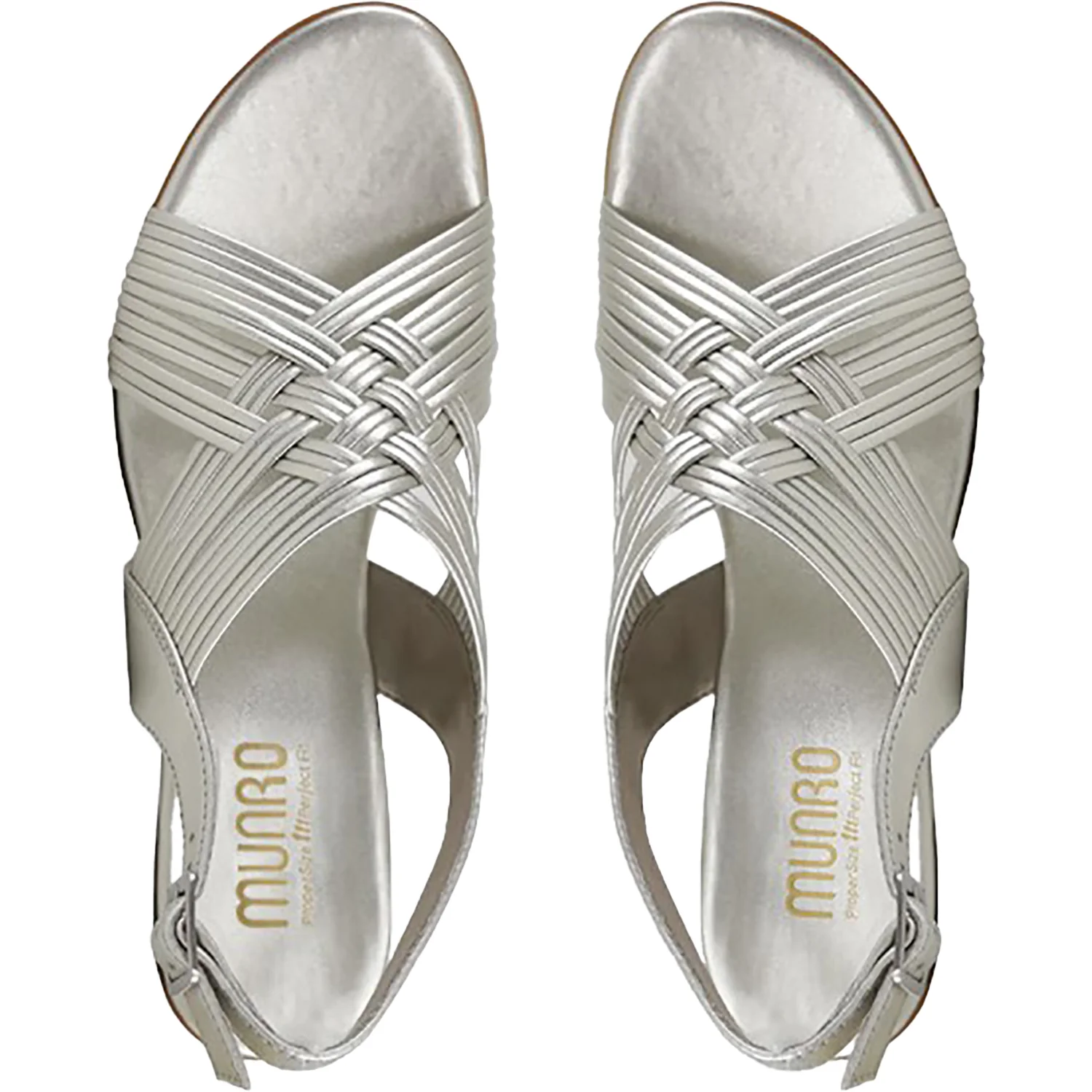 Munro Marianna Women's Dress Sandals Natural Metallic - Image 2
