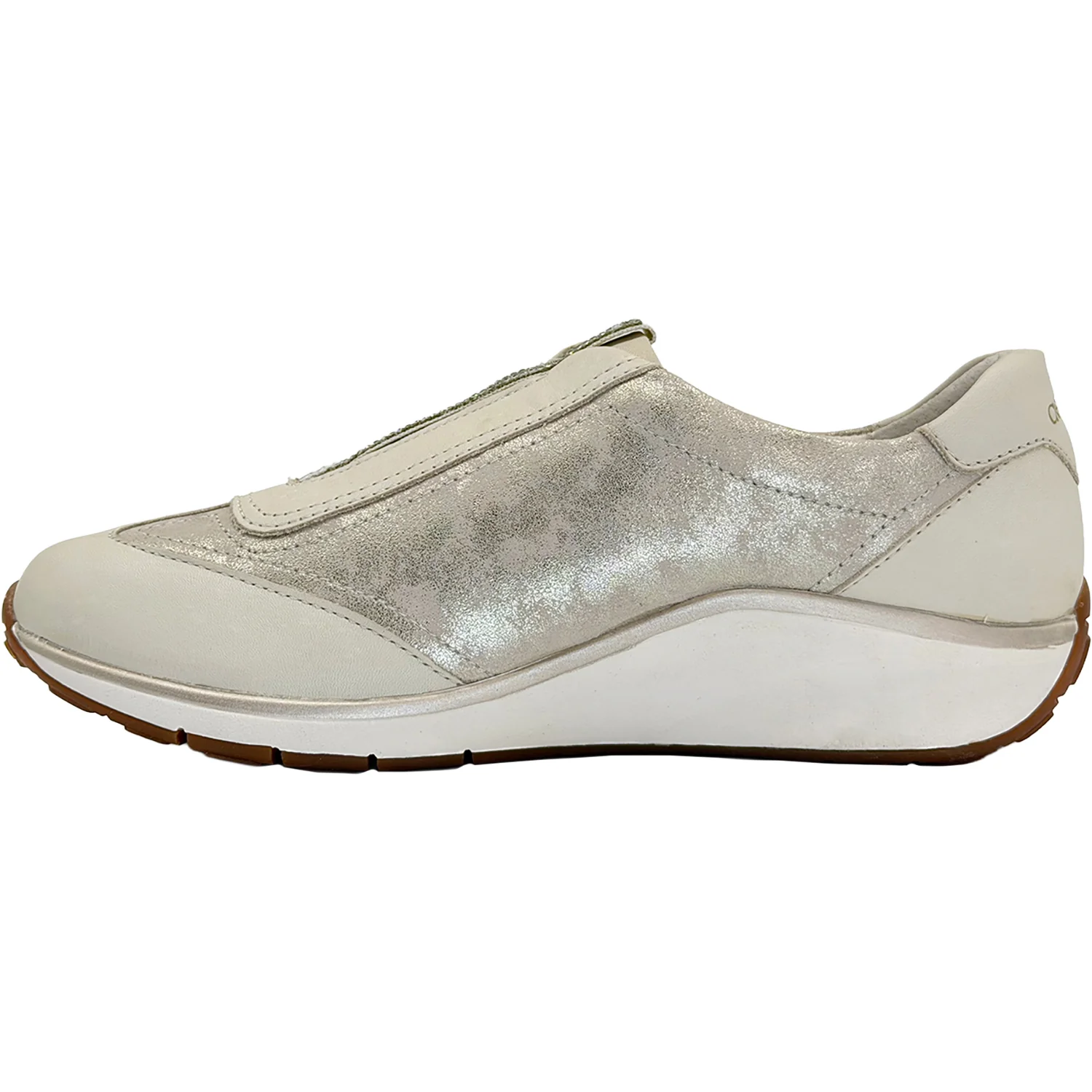 Aetrex Megan Women's Slip Ons Sporty Champagne - Image 3
