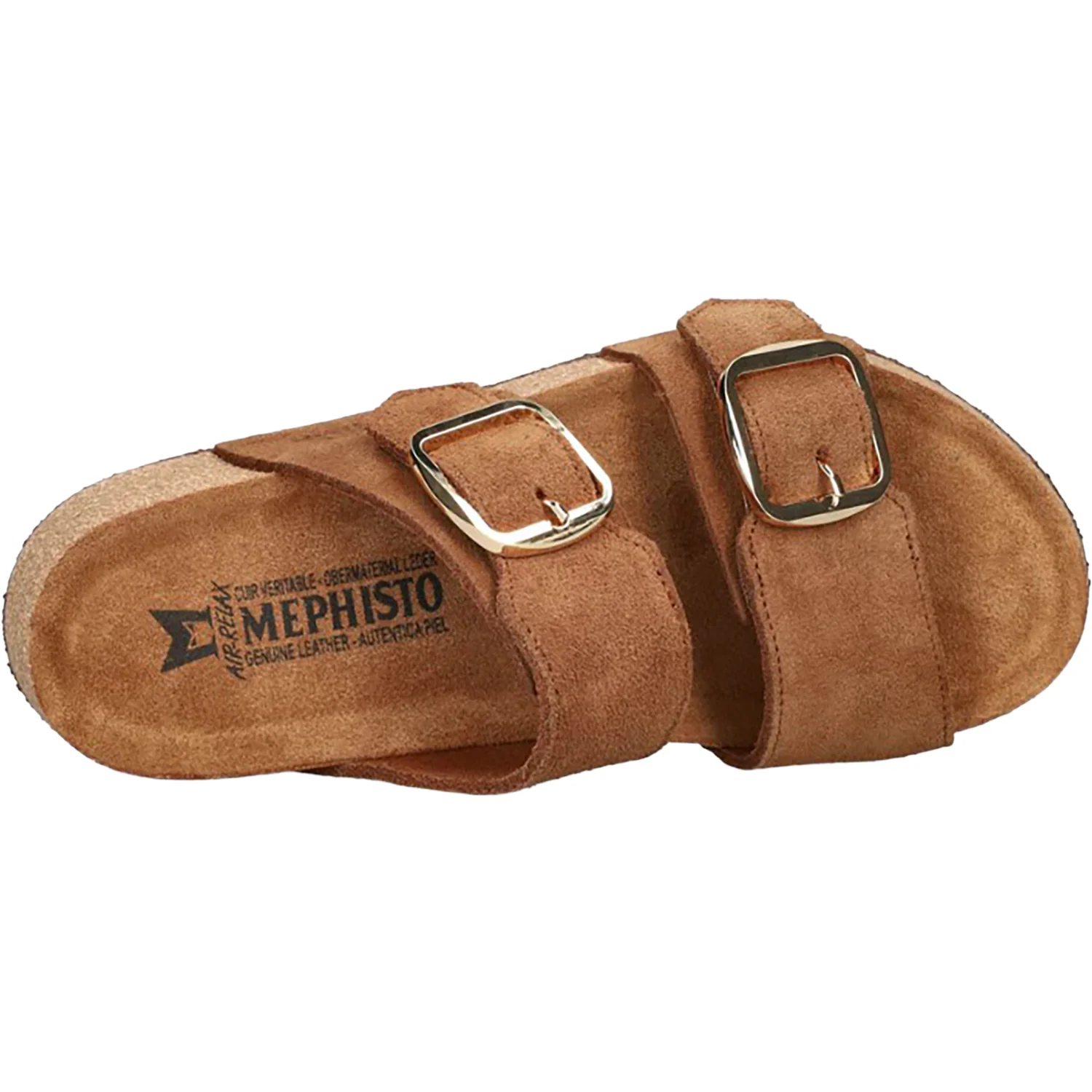 Mephisto Bayane Women's Slide Sandals Tobacco - Image 2