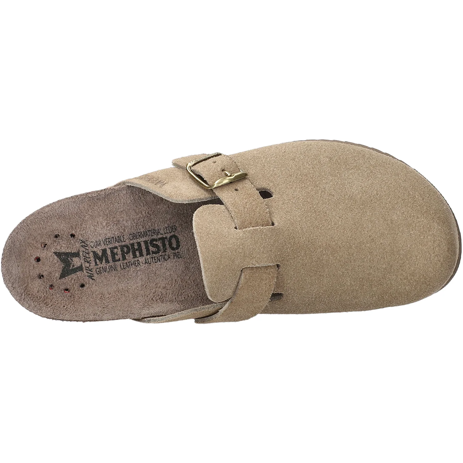Mephisto Halina Women's Clogs Warm Grey Sandvelours - Image 2