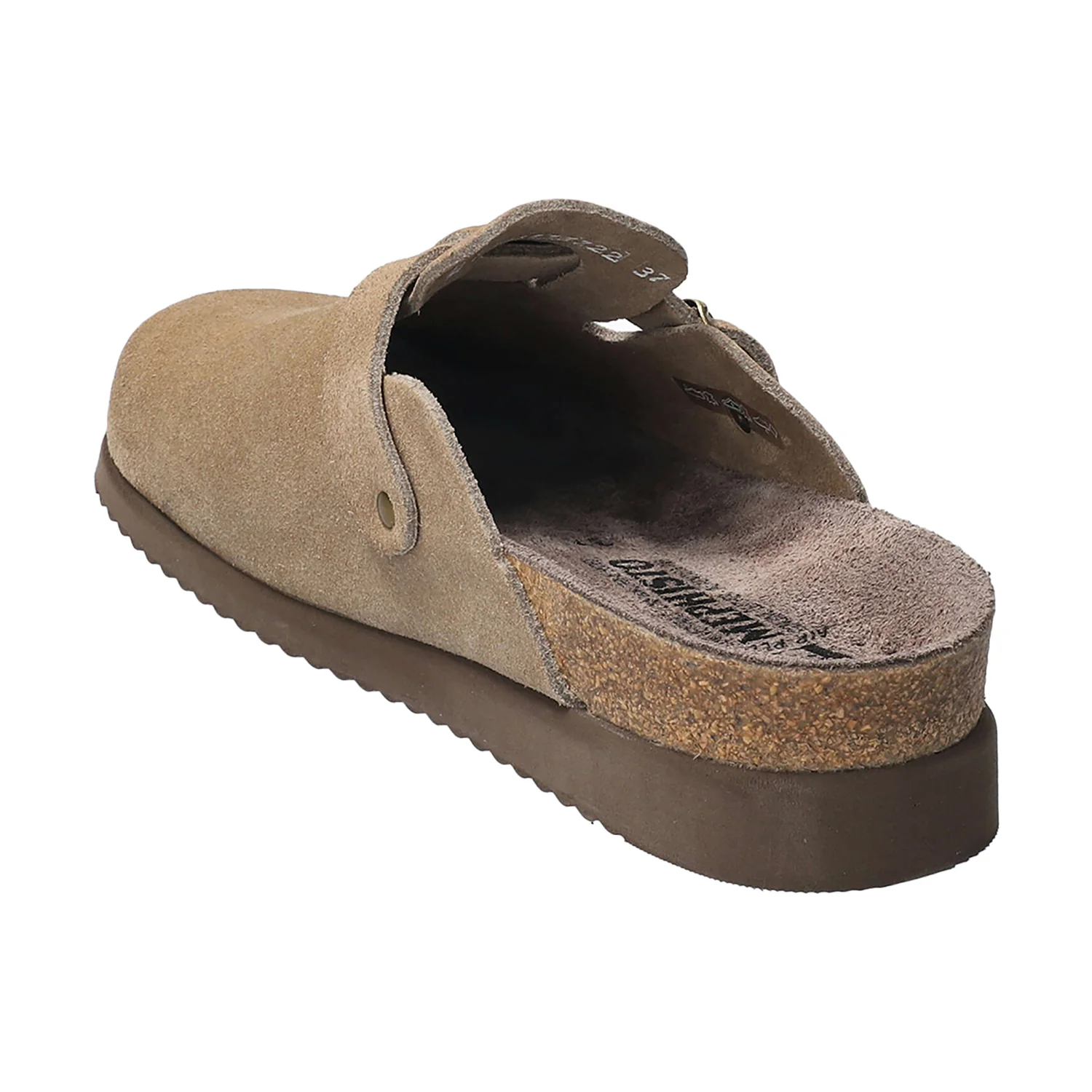 Mephisto Halina Women's Clogs Warm Grey Sandvelours - Image 3