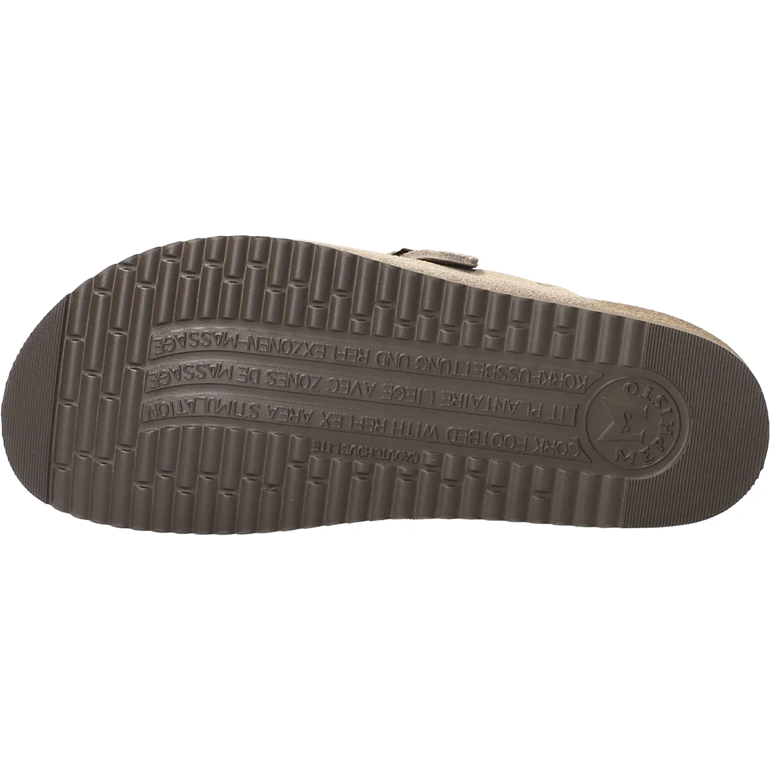 Mephisto Halina Women's Clogs Warm Grey Sandvelours - Image 4