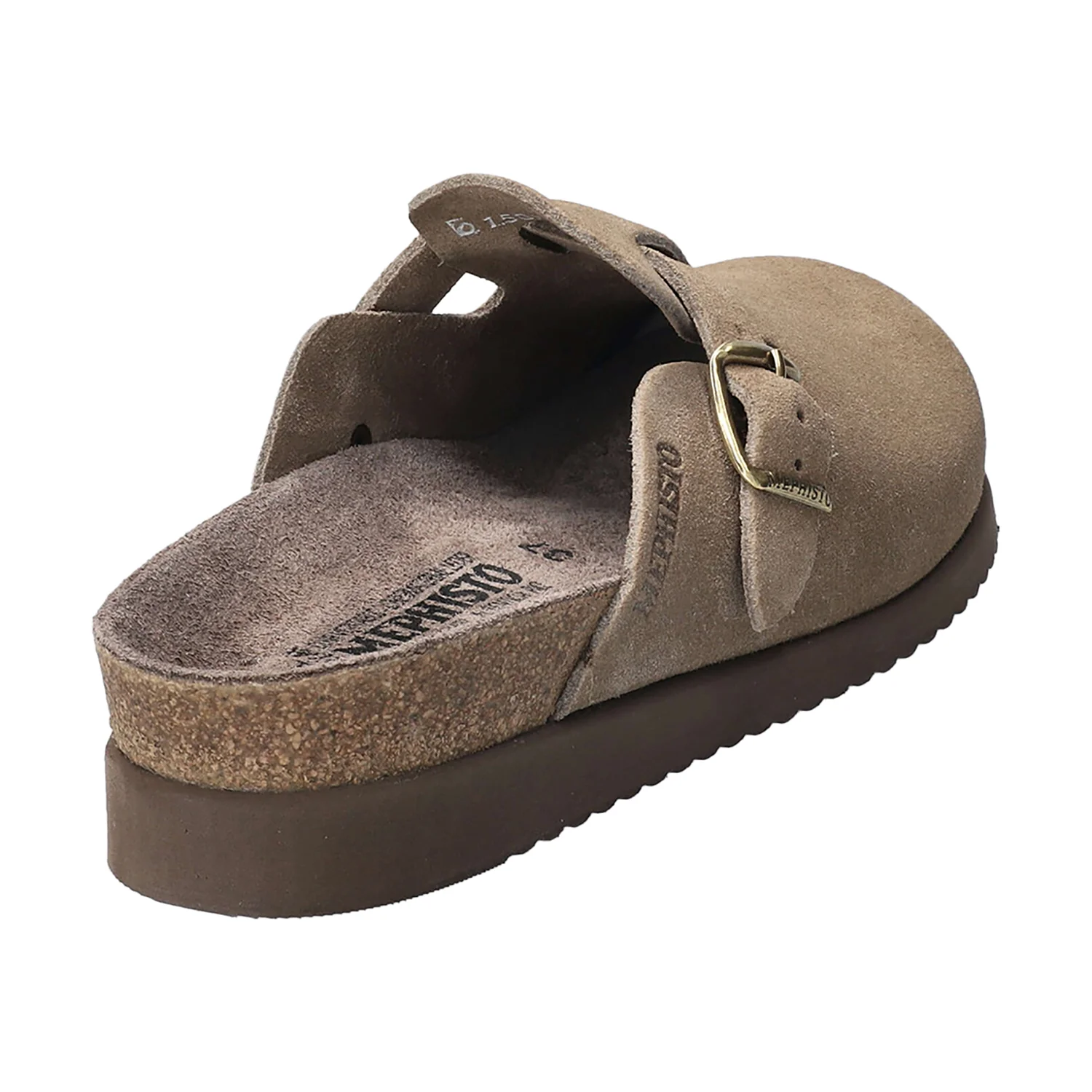 Mephisto Halina Women's Clogs Warm Grey Sandvelours - Image 6
